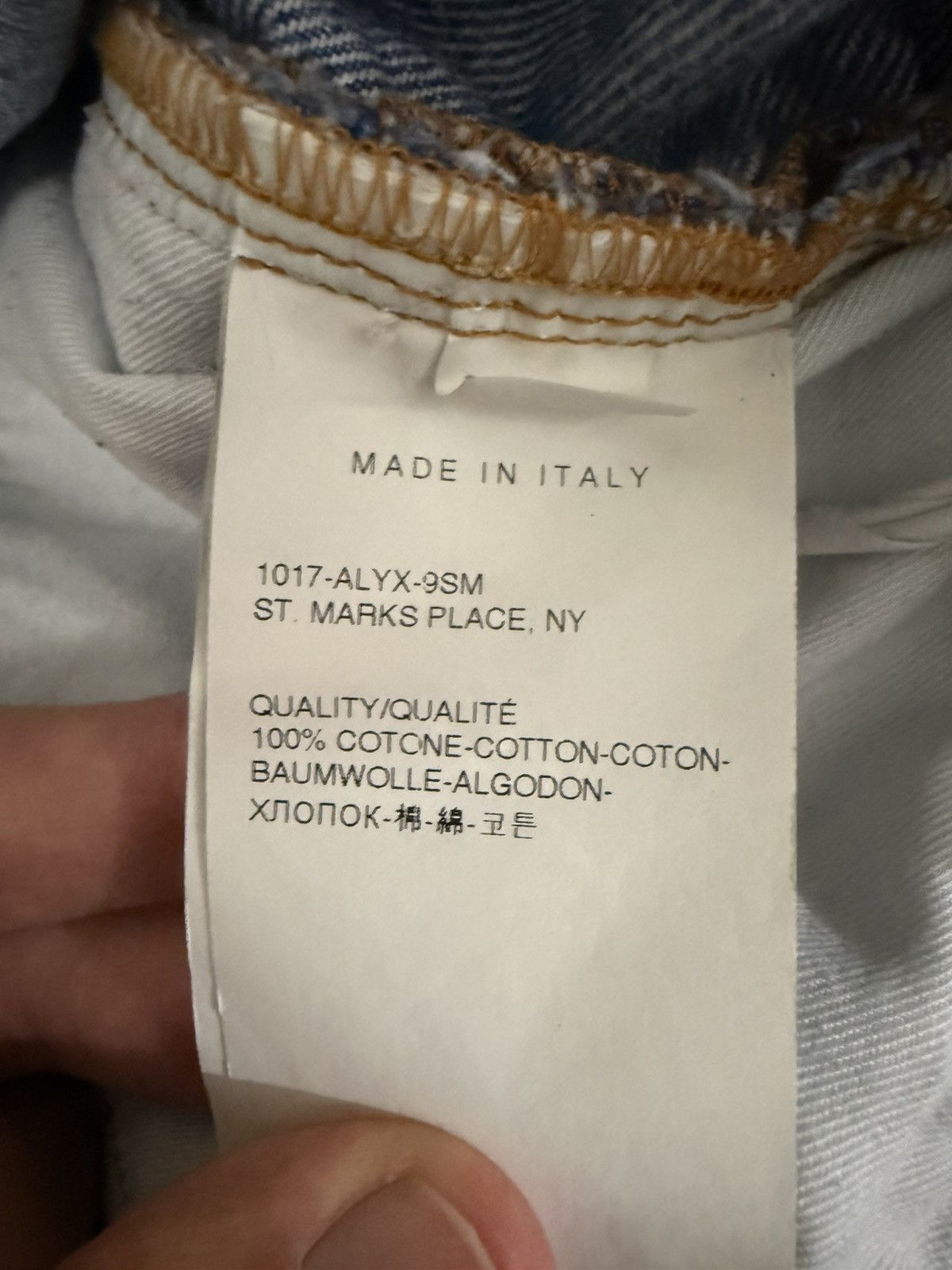 1017 ALYX 9SM Thorn Distressed Denim Size US 32 / EU 48 - 8 Thumbnail