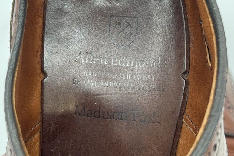 Allen Edmonds Allen Edmonds MADISON PARK Walnut Brown Leather Oxfords 9D Size US 9 / EU 42 - 10 Thumbnail