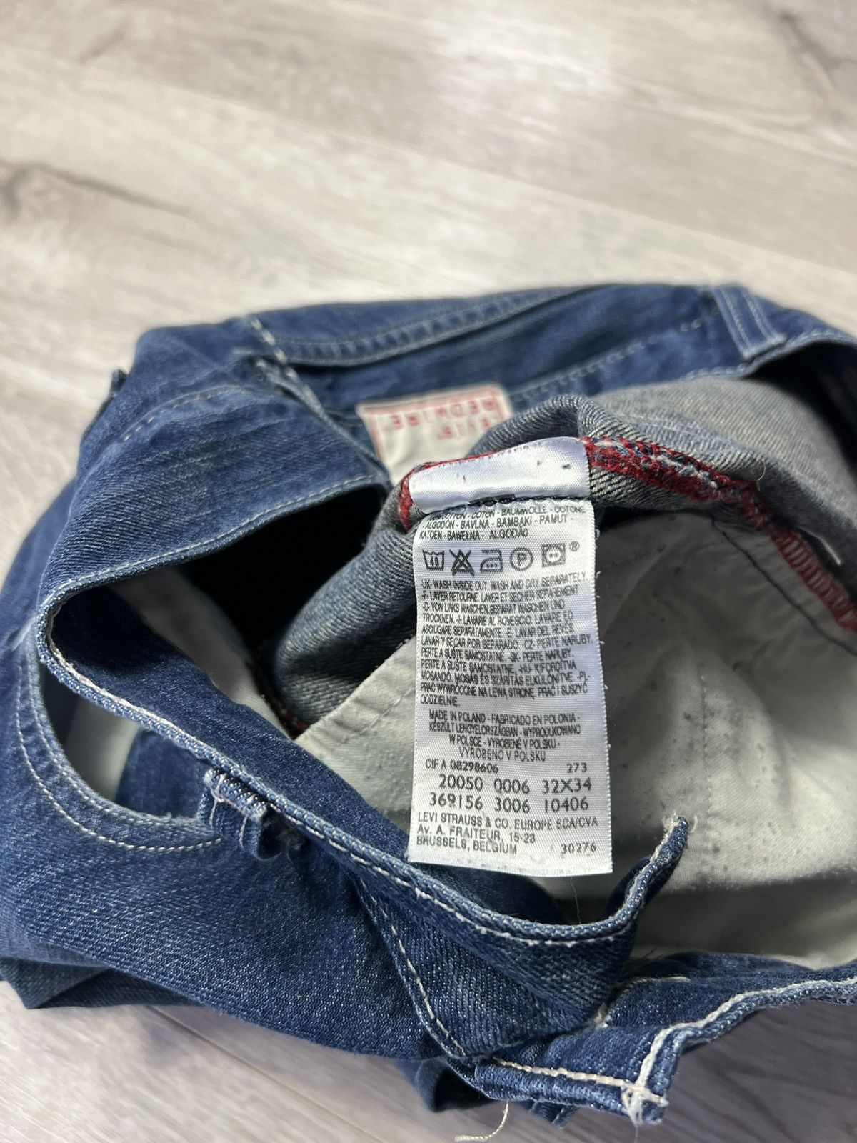 Levi's × Levi's Vintage Clothing × Vintage Vintage Rare Levis Redwire Denim Jeans Shorts Size US 32 / EU 48 - 15 Thumbnail