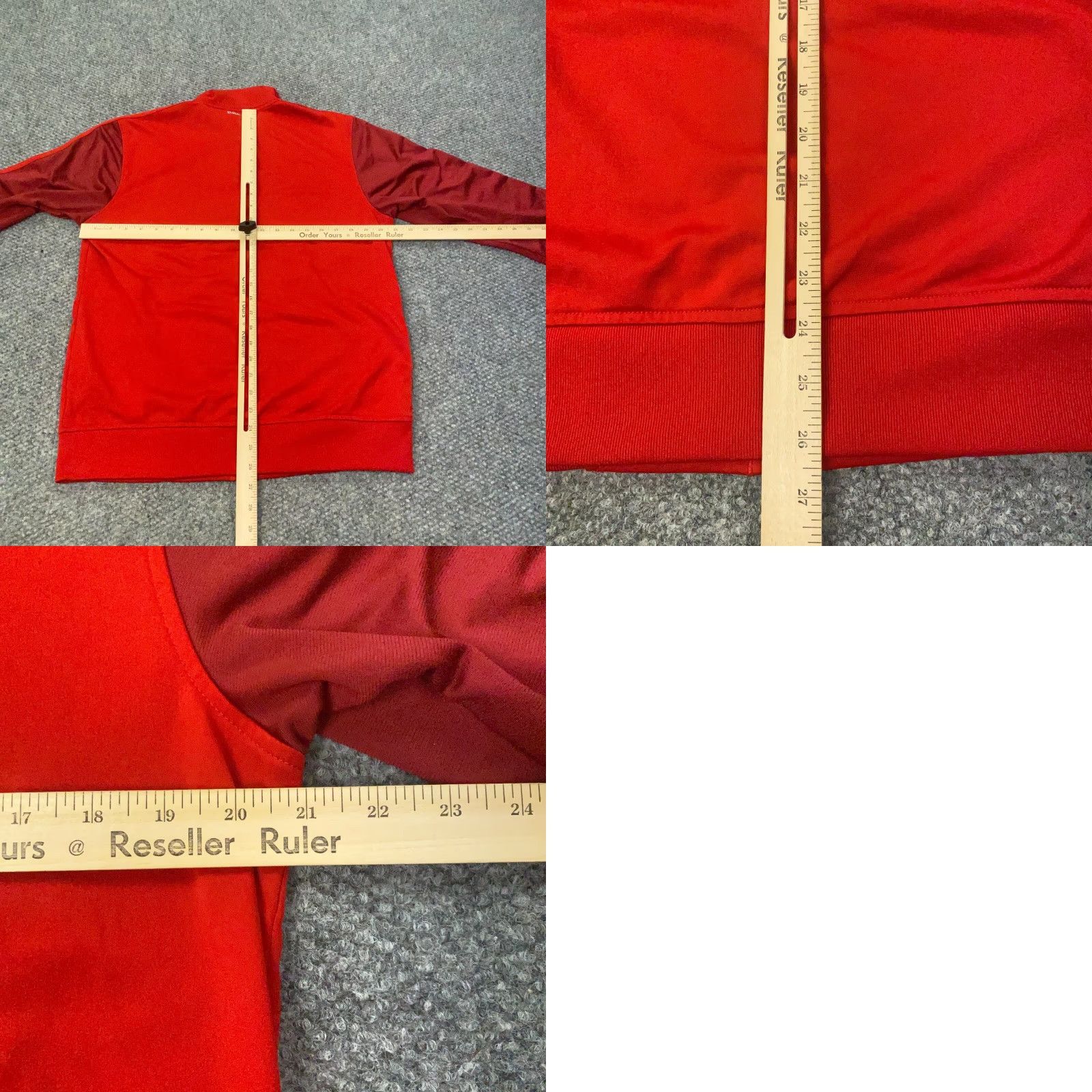 Adidas Adidas Track Jacket Climalite Mens Medium Red Full Zip Size US M / EU 48-50 / 2 - 8 Thumbnail