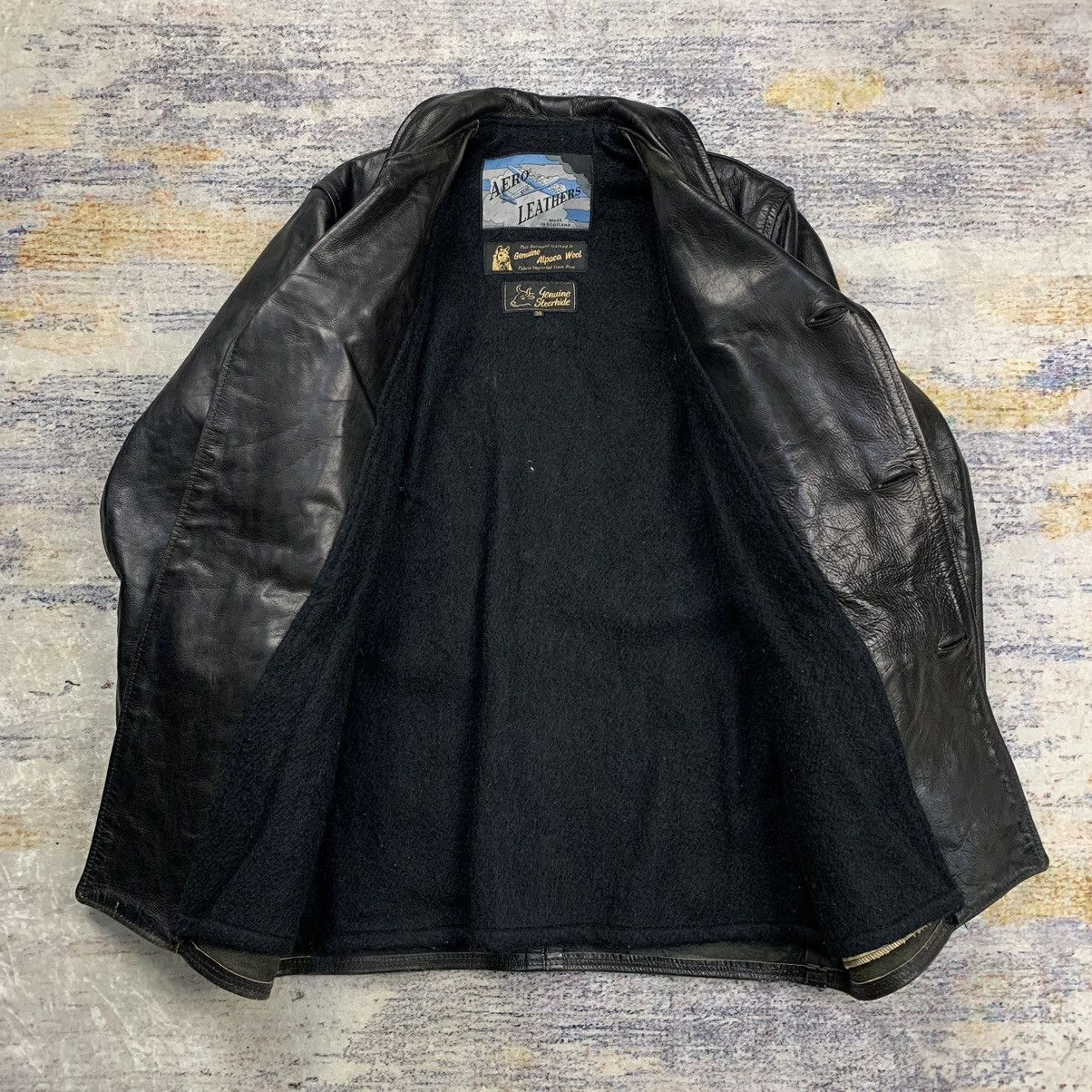 Aero Leathers Aero leather steerhide barnstormer leather motorcycle jacket Size US S / EU 44-46 / 1 - 7 Thumbnail