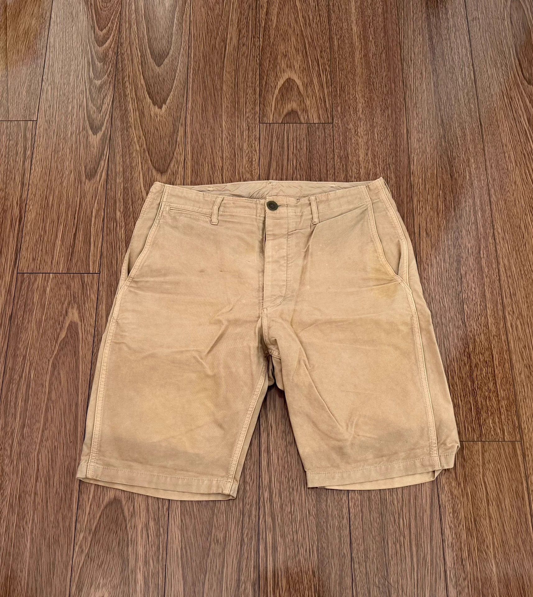 Visvim VISVIM ICT CHINO SHORTS mud dyed used minor stains size 2 Size US 30 / EU 46 - 1 Thumbnail