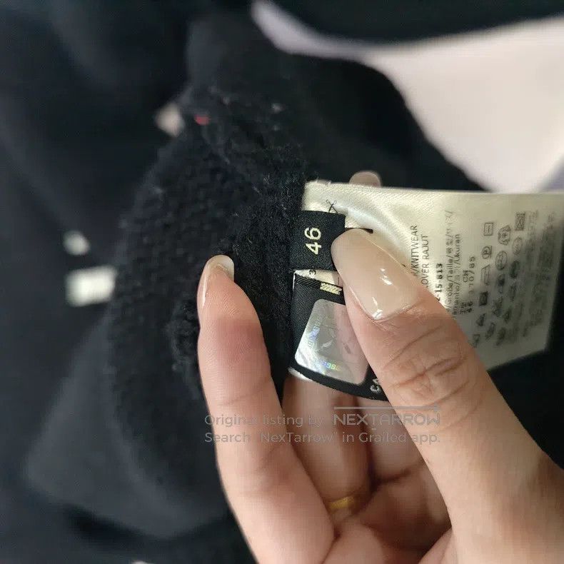 Fendi Fendi Black logo sweater, autumn and winter long-sleeve cr Size US S / EU 44-46 / 1 - 7 Thumbnail