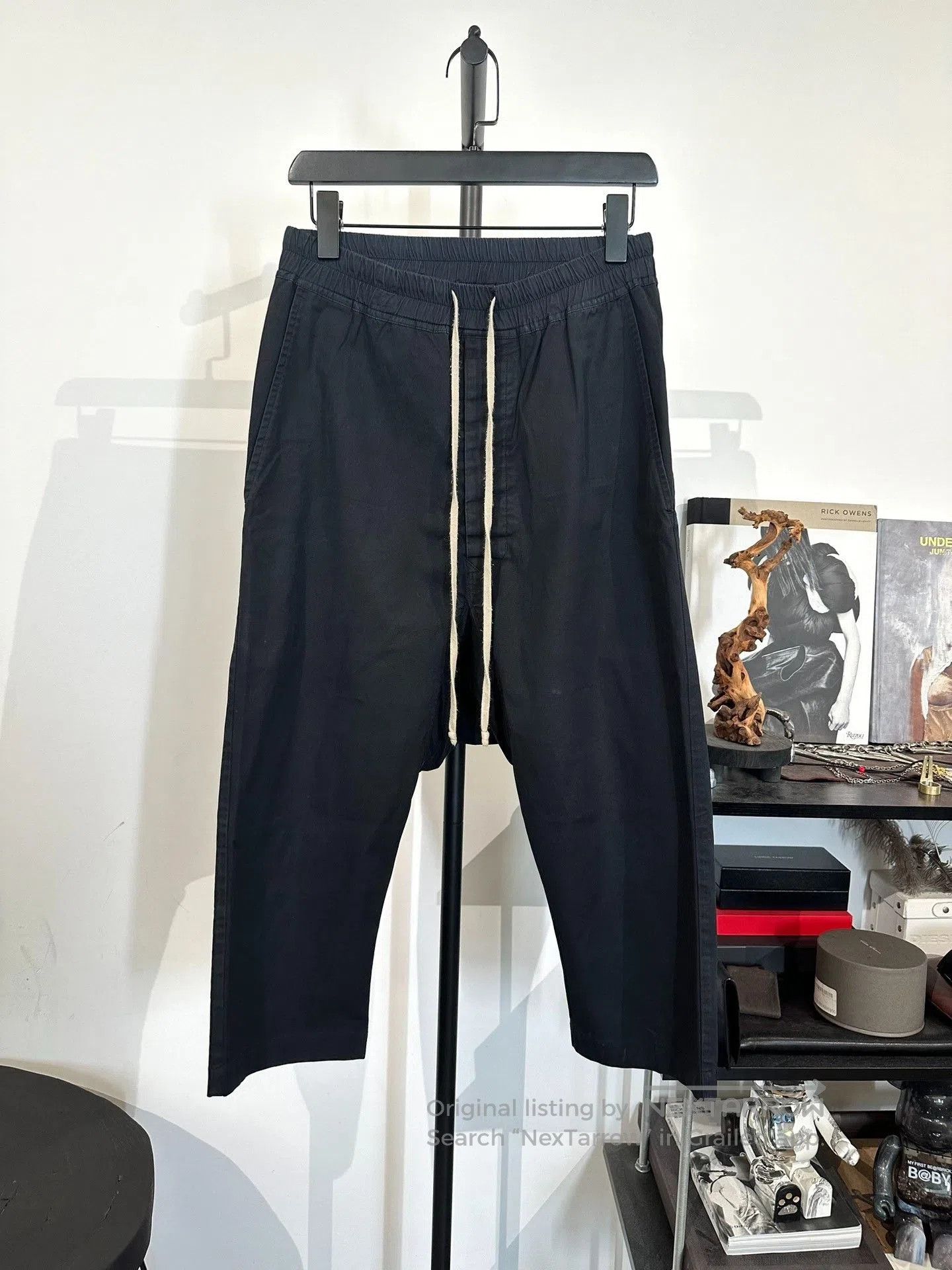 Rick Owens Rick Owens Drawstring Cropped Pants 46. Size US 30 / EU 46 - 1 Thumbnail