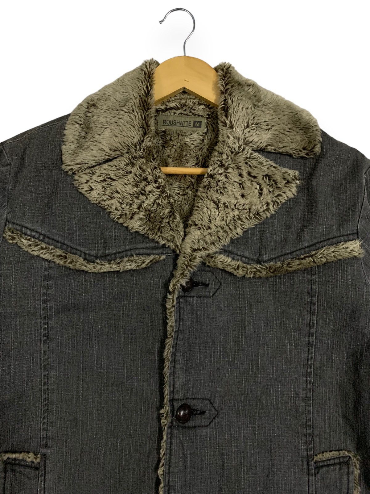 Japanese Brand Japanese Brand Roushatte Sherpa Lined Denim Style Jacket Size US M / EU 48-50 / 2 - 4 Thumbnail