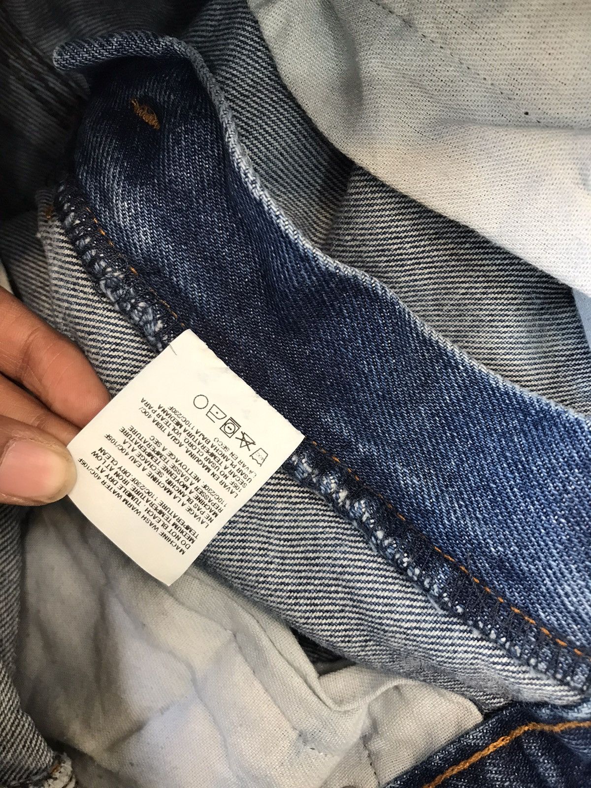 Vintage Vintage big bill double knee denim Size US 30 / EU 46 - 10 Thumbnail