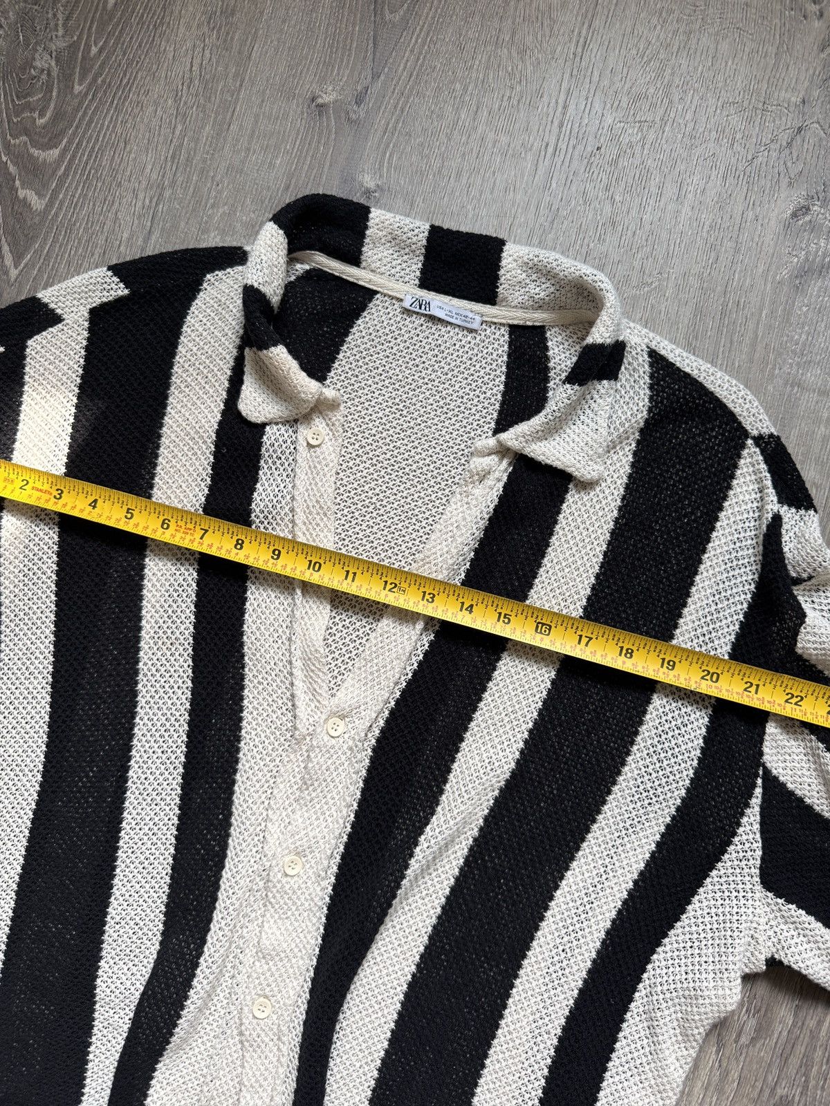 Zara Zara Oreo Crotchet Shirt Size US XL / EU 56 / 4 - 7 Thumbnail