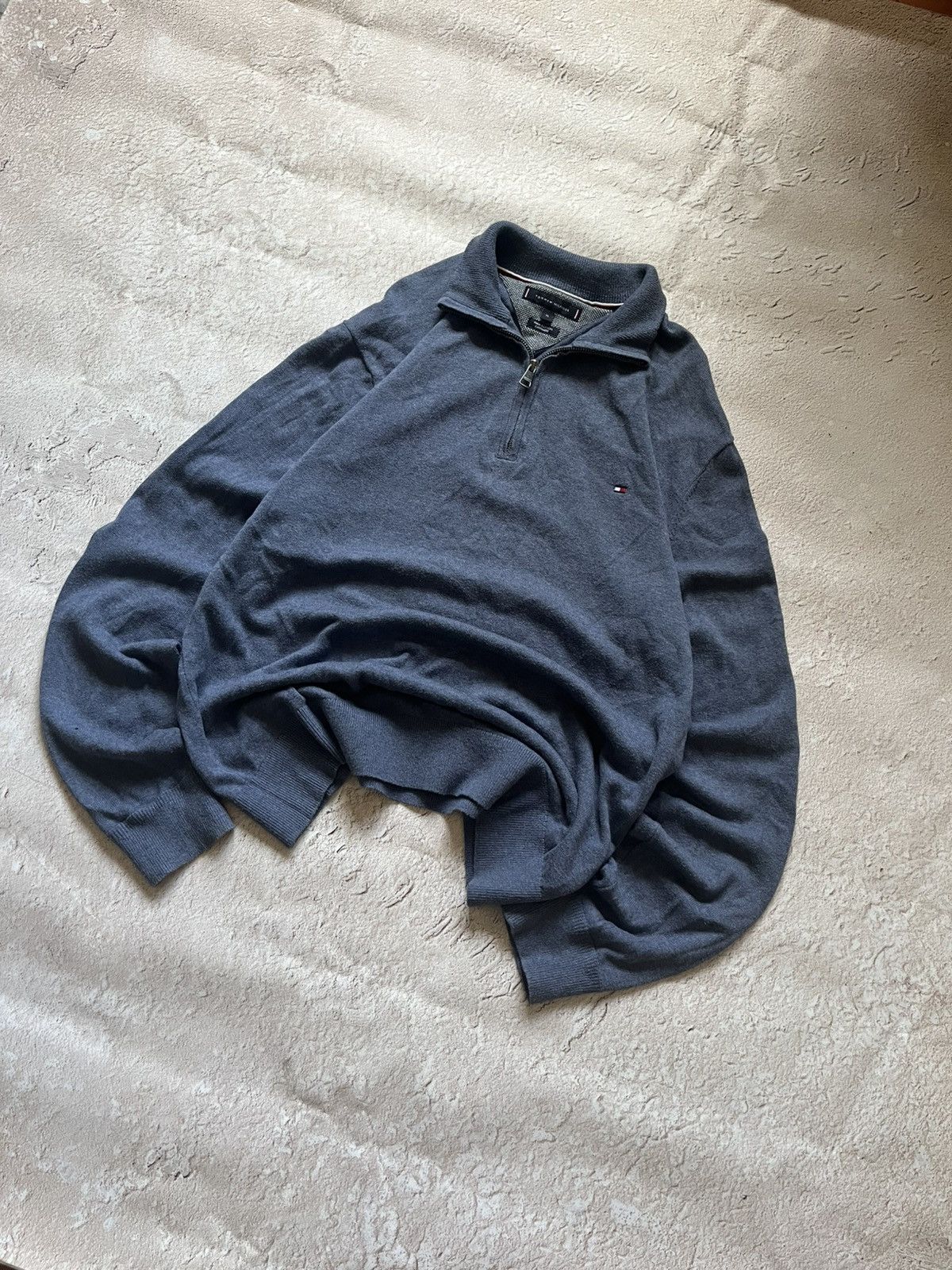 Tommy Hilfiger Tommy Hilfiger Quarter-Zip Knit — Charcoal Size US XL / EU 56 / 4 - 1 Thumbnail