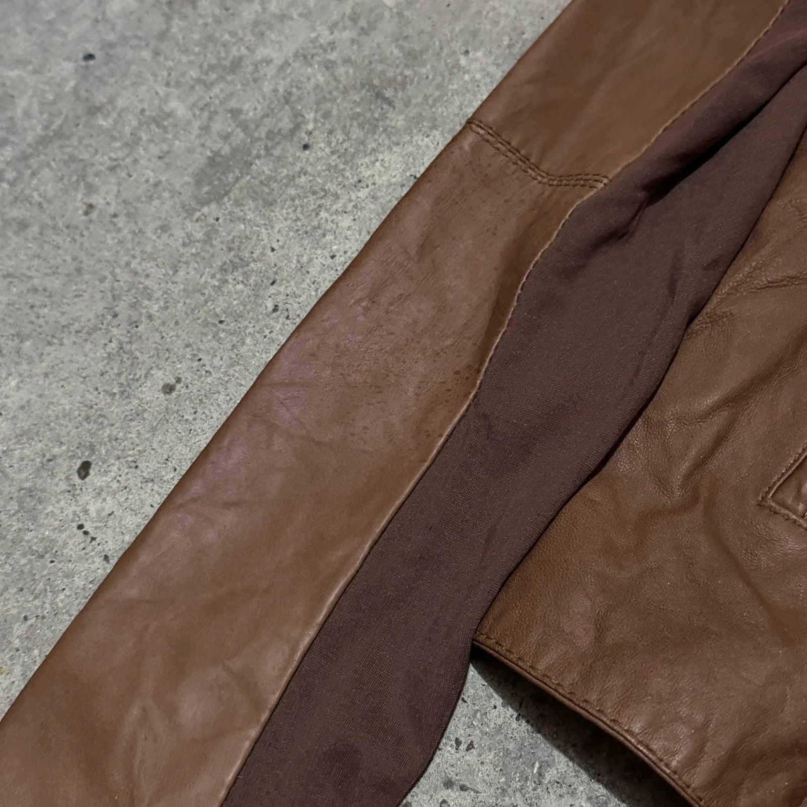 Other Rick owens style high neck leather jacket Size S / US 4 / IT 40 - 6 Thumbnail