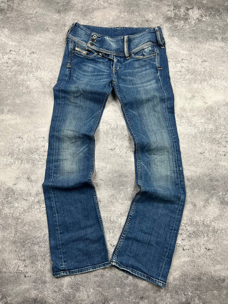 Diesel Vintage Diesel Jeans Flared Distressed Y2K Avant Garde Denim Size 32" / US 10 / IT 46 - 6 Thumbnail