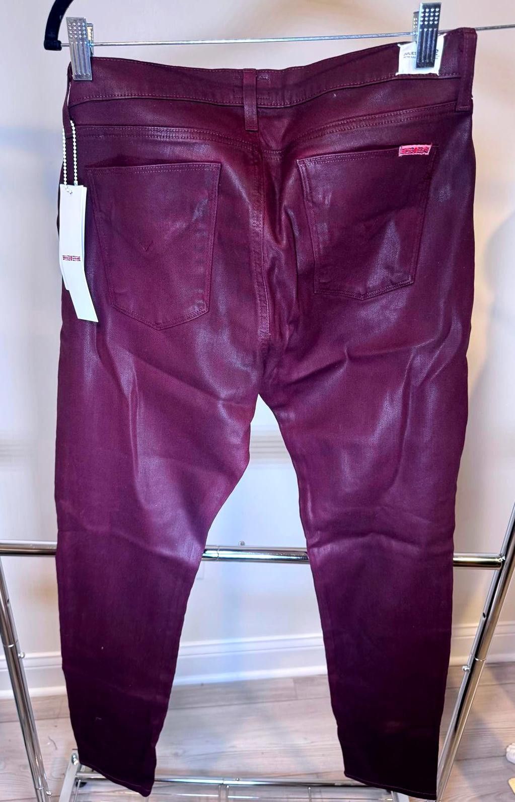 Designer Hudson Women's Plum Skinny Jeans Size 32" / US 10 / IT 46 - 4 Thumbnail