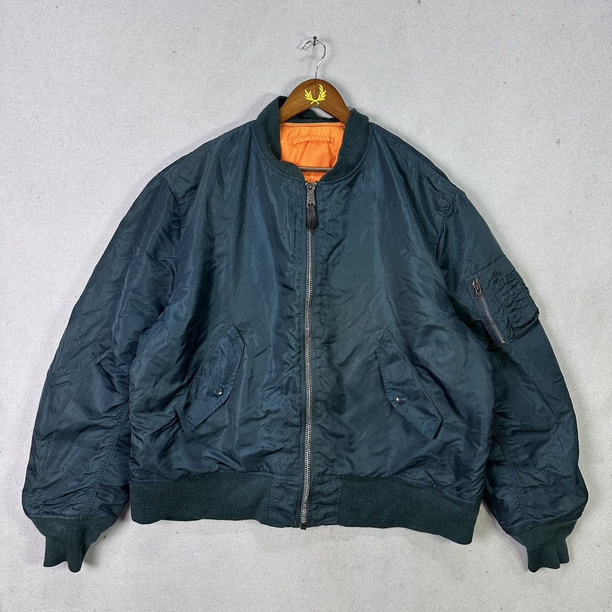 Alpha Industries × Vetements A/W 19 Split Racer MA-1 Bomber Jacket