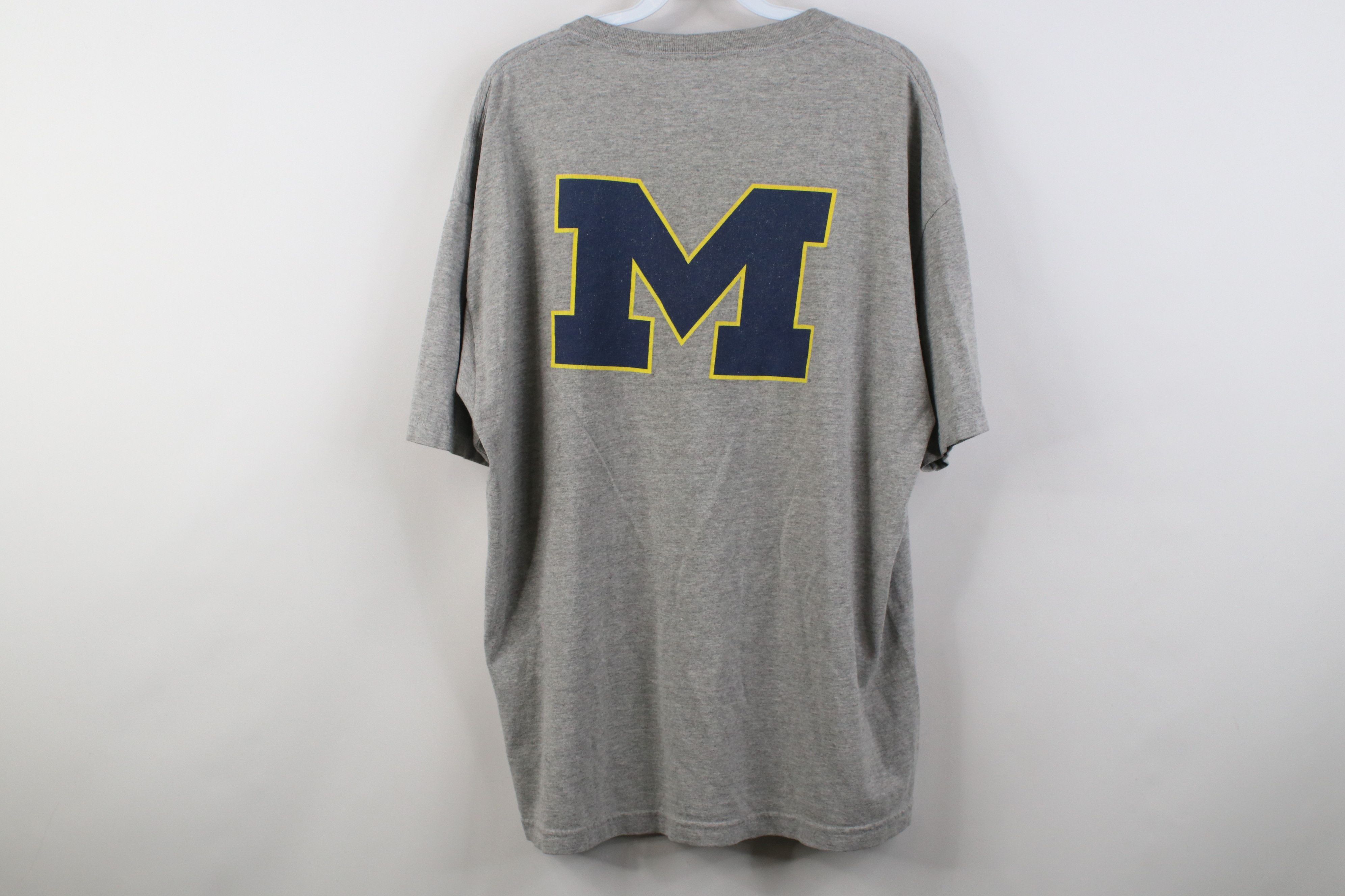 Nike Vintage Nike University of Michigan Short Sleeve T-Shirt Size US L / EU 52-54 / 3 - 12 Thumbnail