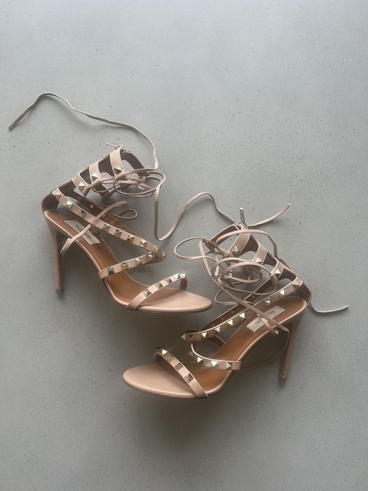Valentino Lace Up Gladiator Heels Size US 8.5 / IT 38.5 - 1 Thumbnail