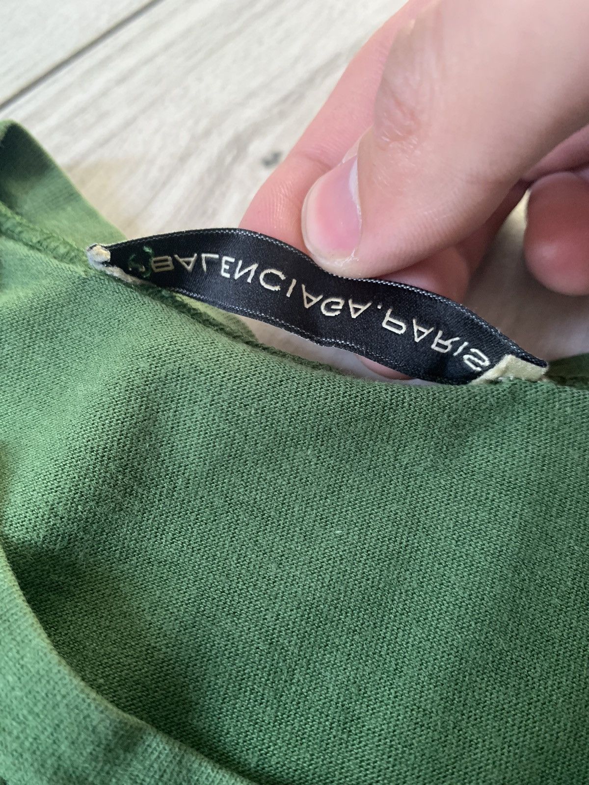 balenciaga vintage t-shirt concert green VERY RARE