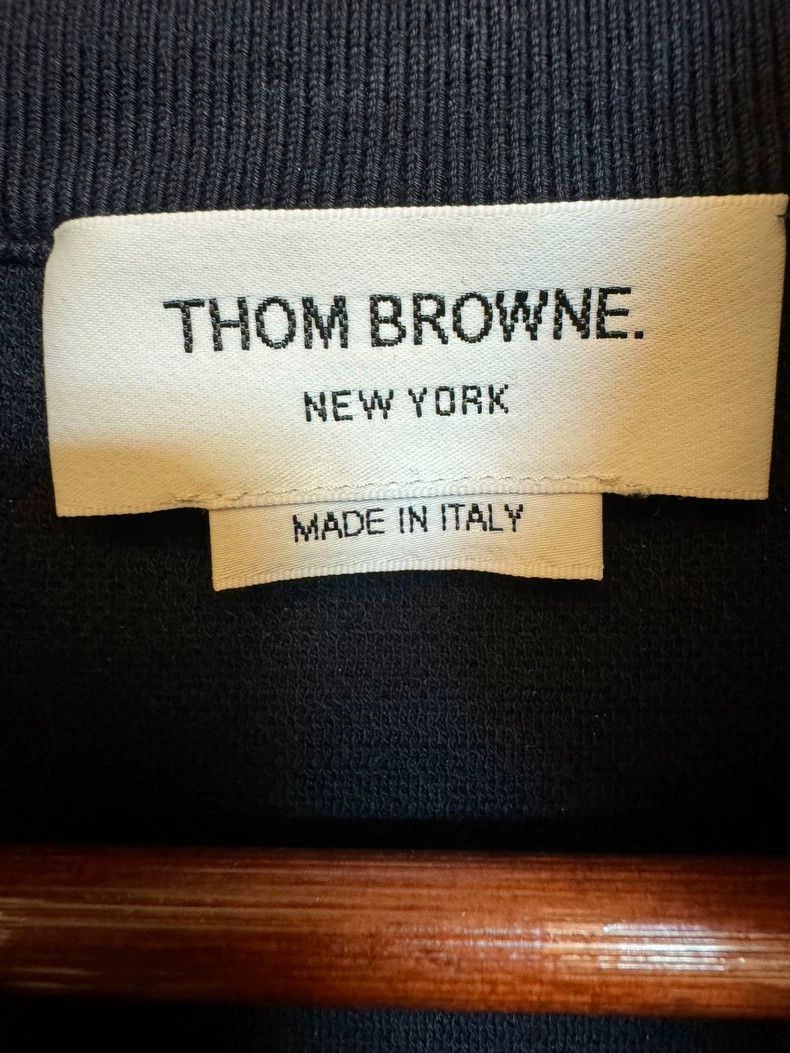 Thom Browne Thom browne Classic four-bar decorated semi-high collar und Size US L / EU 52-54 / 3 - 3 Thumbnail