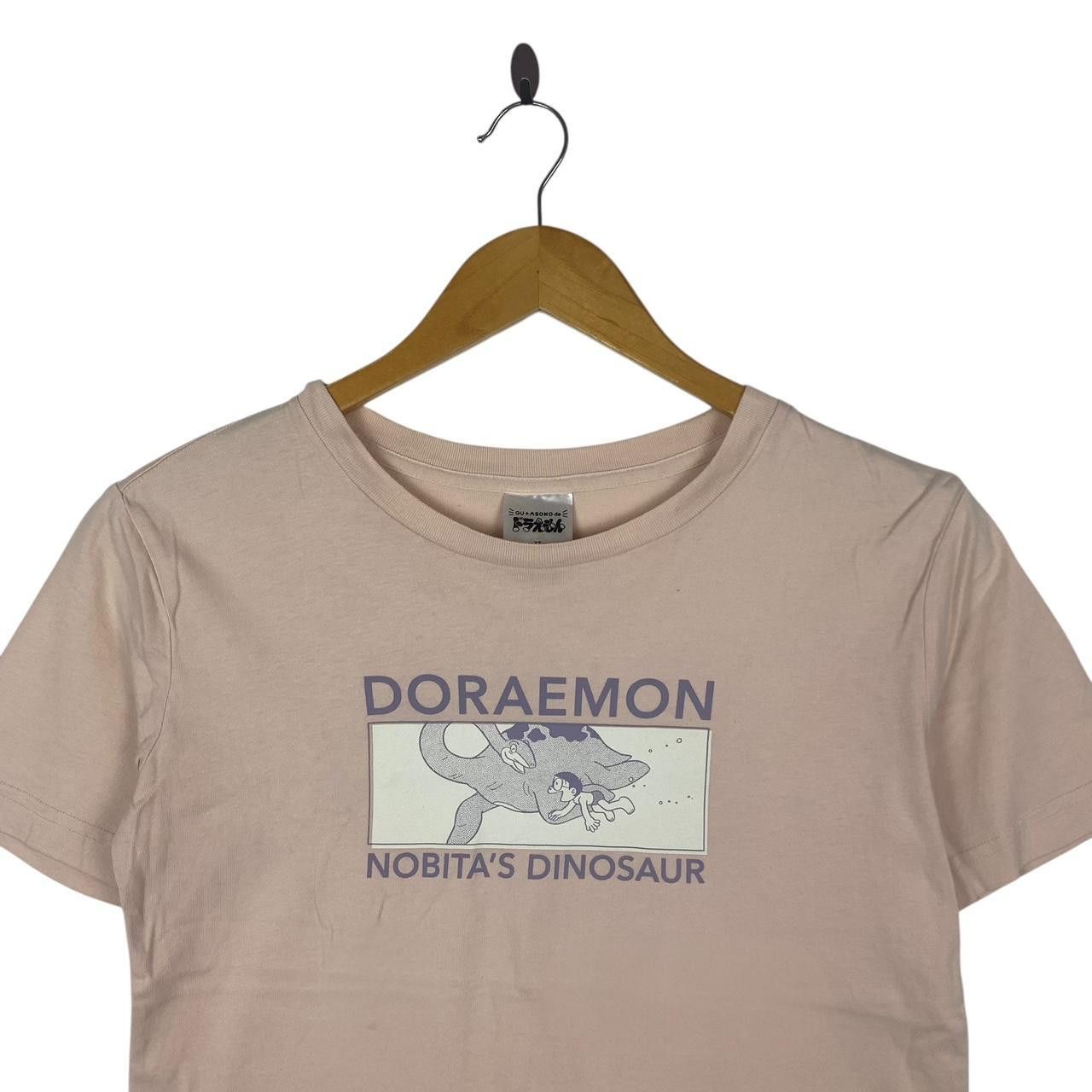 GU GU x ASOKO de DORAEMON Nobita's Dinosaur Movie Tee Shirt Top Size XS / US 0-2 / IT 36-38 - 2 Thumbnail