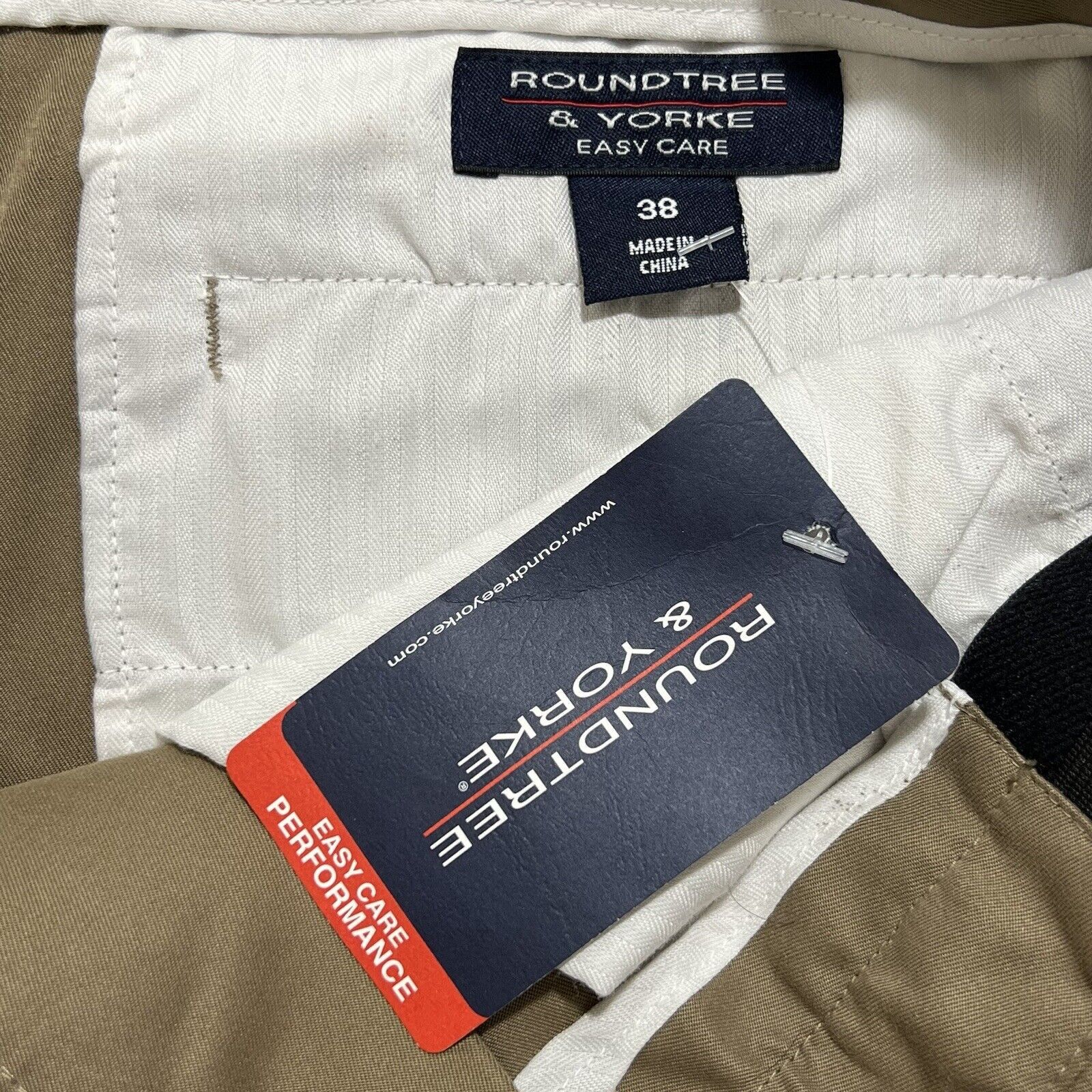 Roundtree & Yorke Roundtree & Yorke Performance Brown 9" Inseam Chino Shorts Size US 38 / EU 54 - 4 Thumbnail