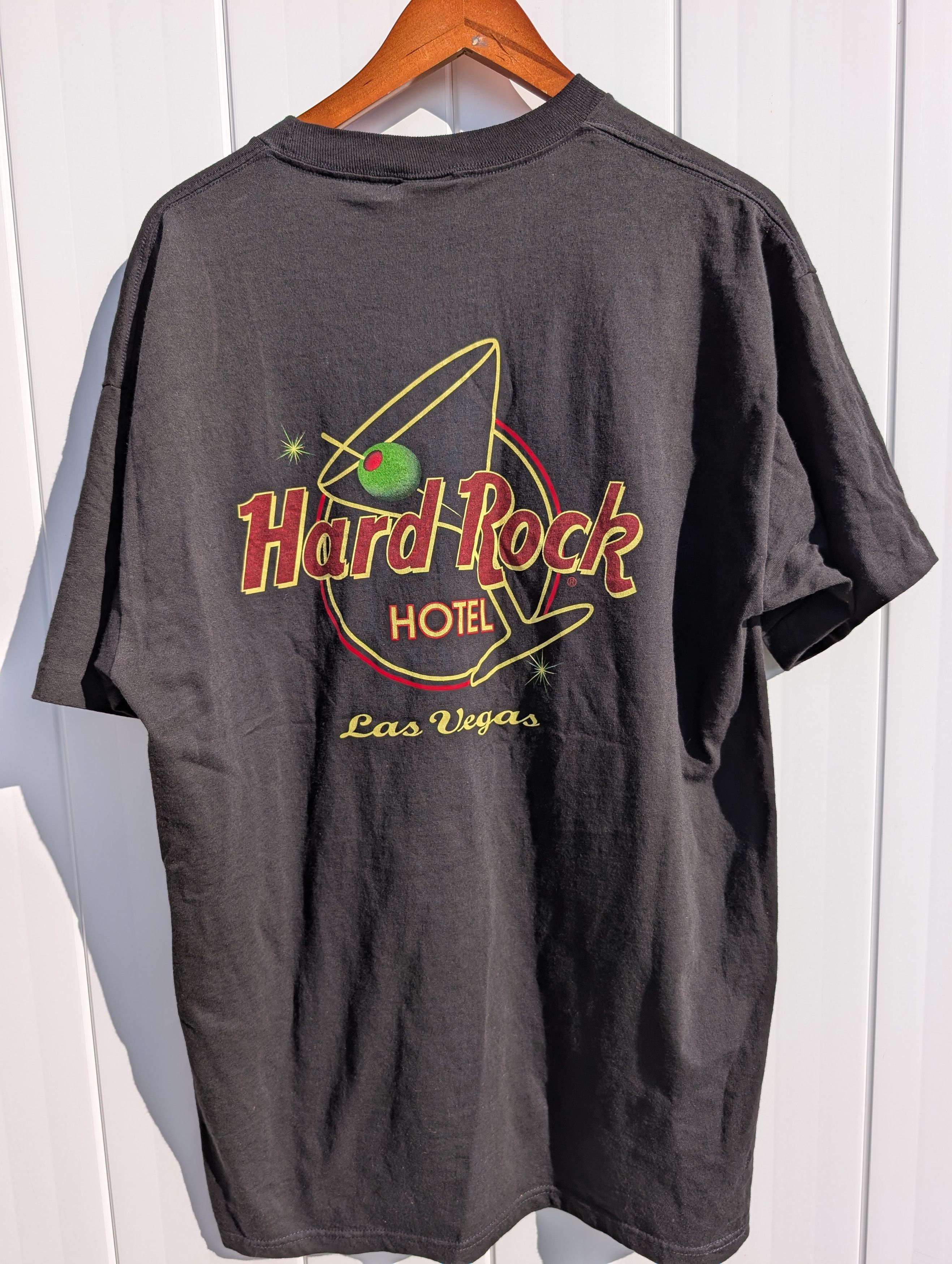 Hard Rock Cafe × Vintage Vintage 90s Hard Rock Hotel Las Vegas Single Stitch T-Shirt Size US XL / EU 56 / 4 - 2 Thumbnail