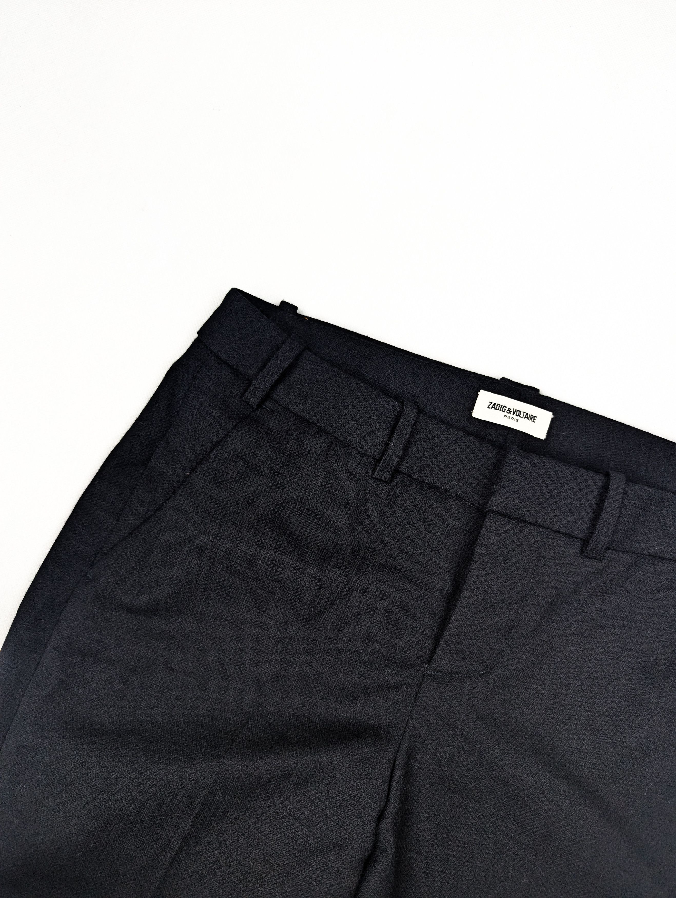Zadig & Voltaire Zadig & Voltaire black trousers pants Size 27" / US 4 / IT 40 - 4 Thumbnail