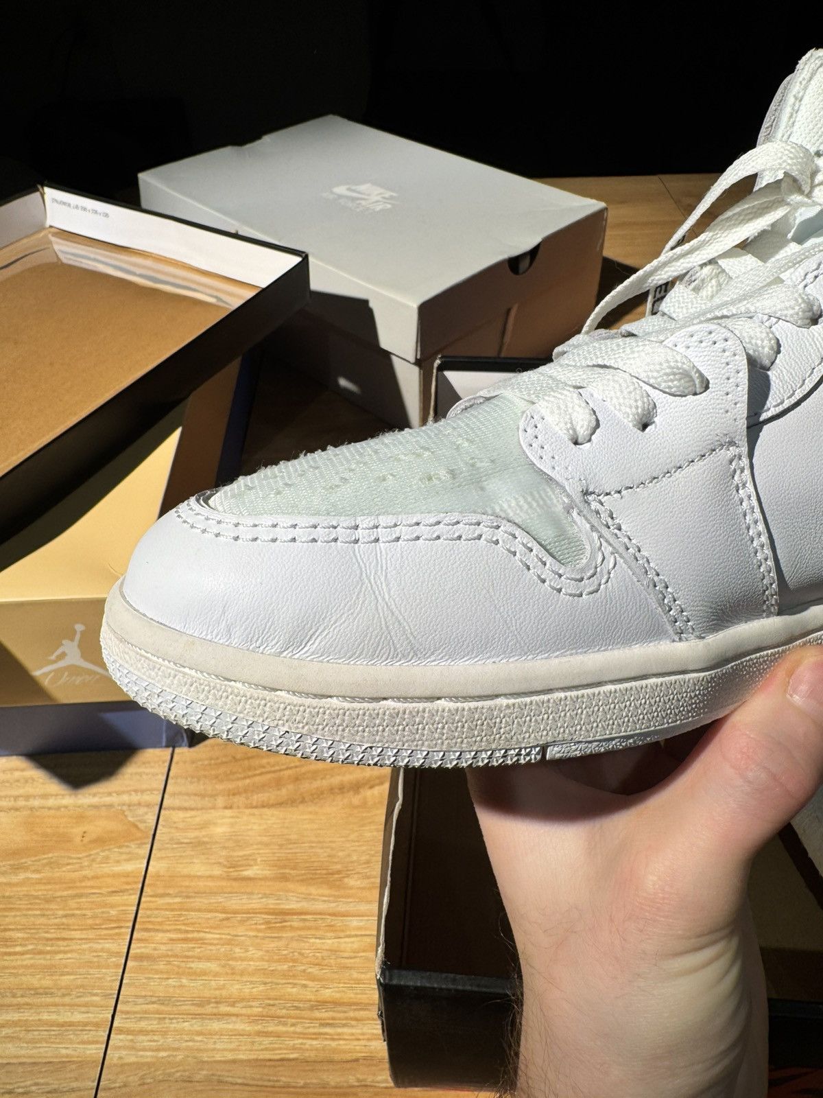 Nike × Off-White × Virgil Abloh Off White x Air Jordan 1 Retro High OG Euro Chicago Virgil Size US 10 / EU 43 - 22 Thumbnail