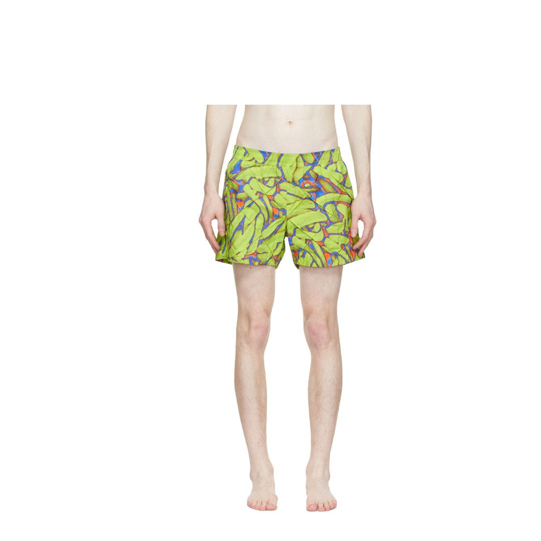 image of Bottega Veneta O1Loc1C0324 690530 Swim Short In Parakeet, Men's