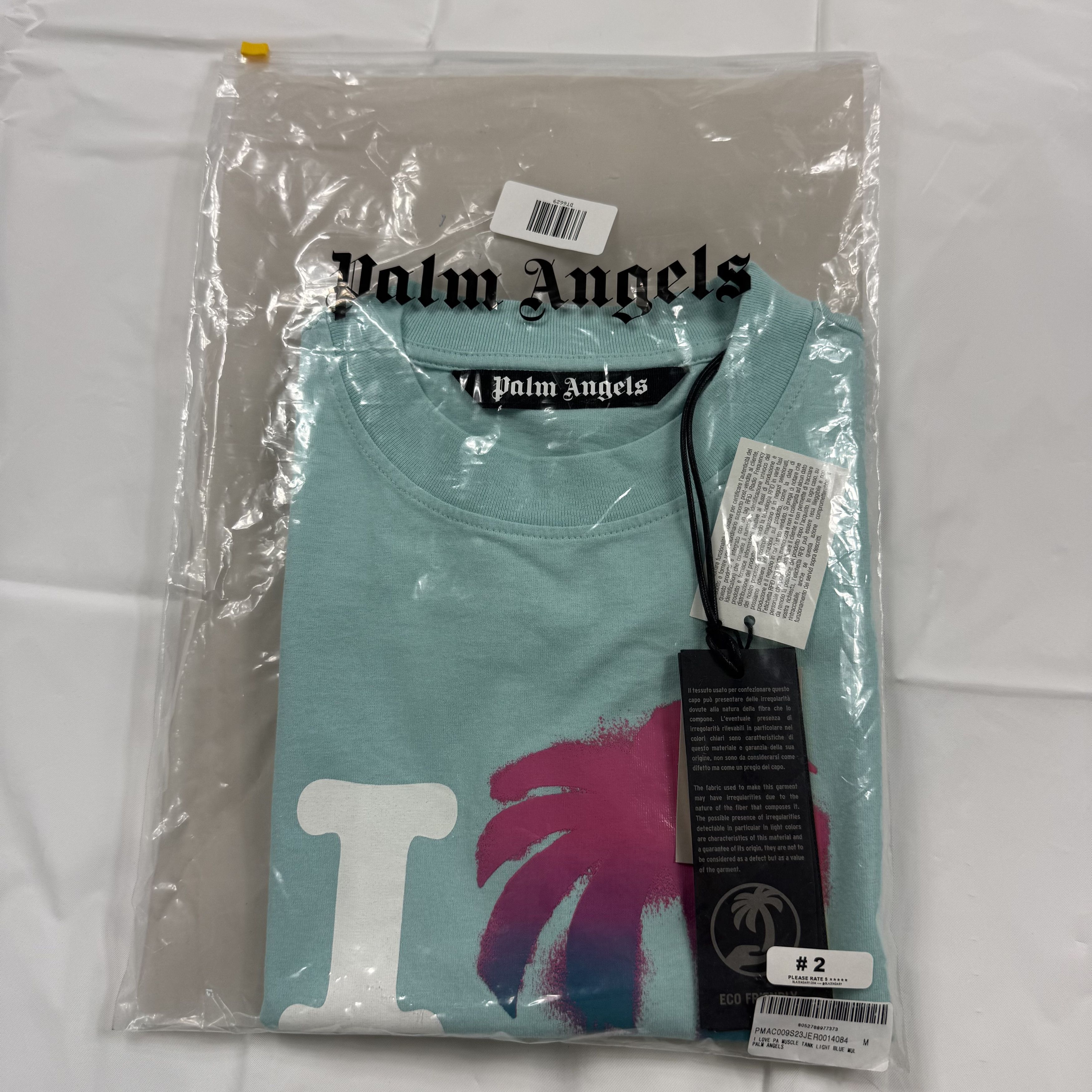 Palm Angels Palm Angels Mens Palm Tree Graphic Sleeveless T-Shirt Size US M / EU 48-50 / 2 - 12 Thumbnail