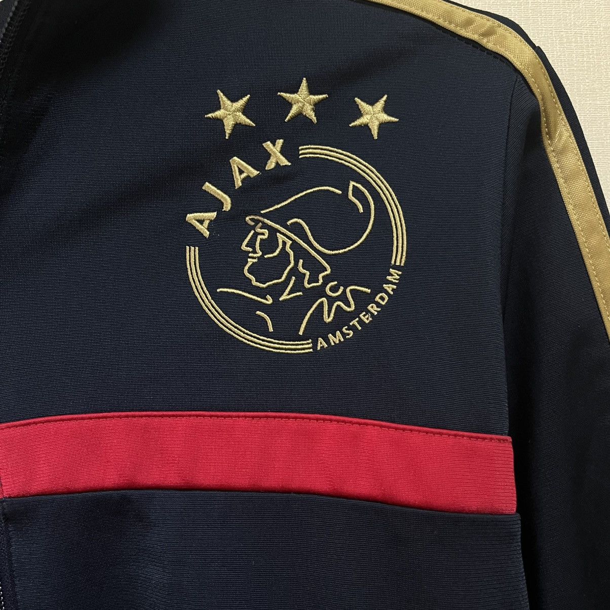 Adidas Adidas Ajax zip up Vintage Home soccer jersey boxy fit Size US M / EU 48-50 / 2 - 3 Thumbnail