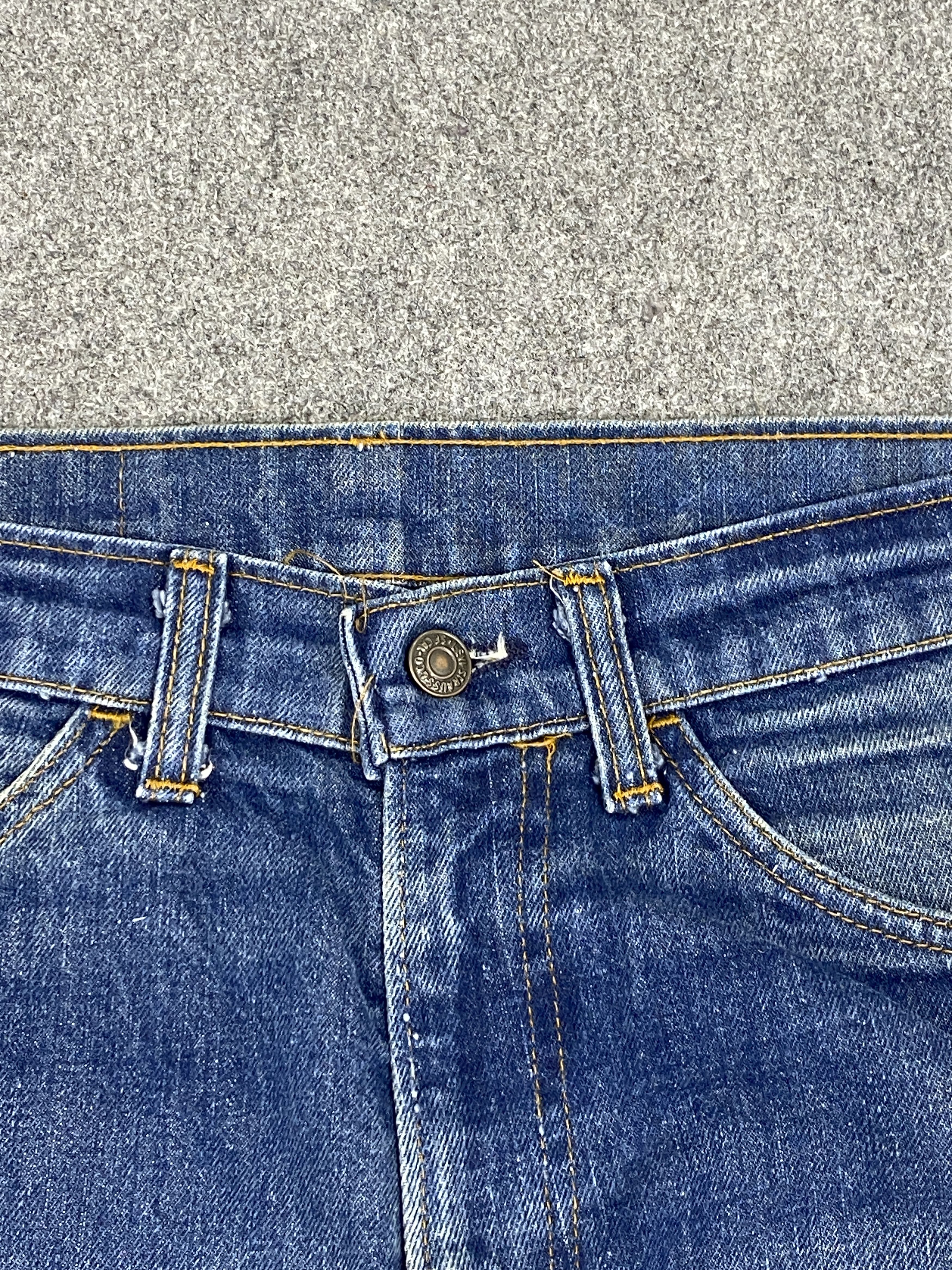 Levi's Vintage 80s Levis 519 Orange Tab Flared Denim DP2737 Size US 31 - 10 Thumbnail