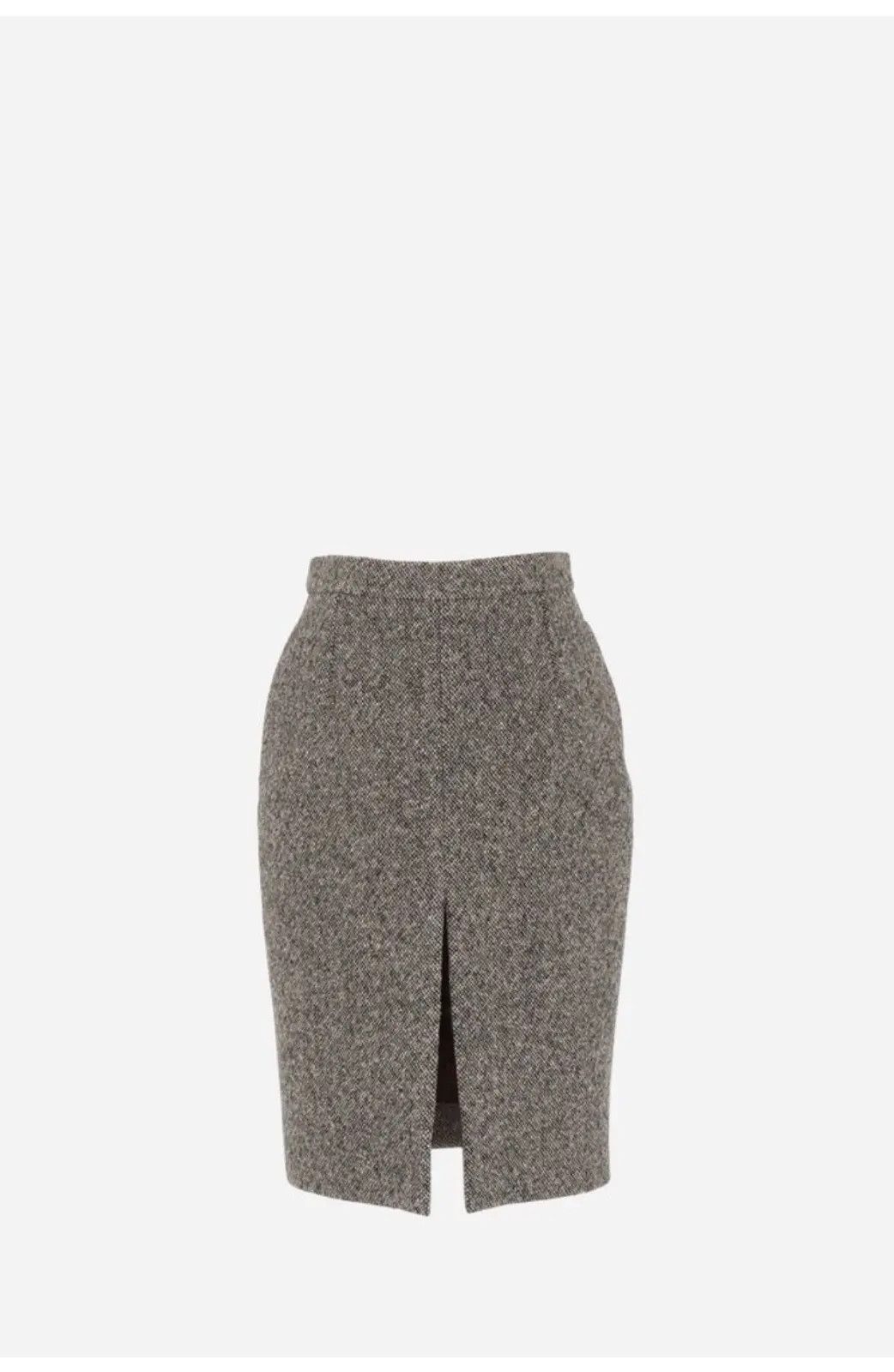 Saint Laurent Paris o1s1wg111124 Jupe JF31 Mini Skirt in Beige & Brown Size 30" / US 8 / IT 44 - 1 Thumbnail