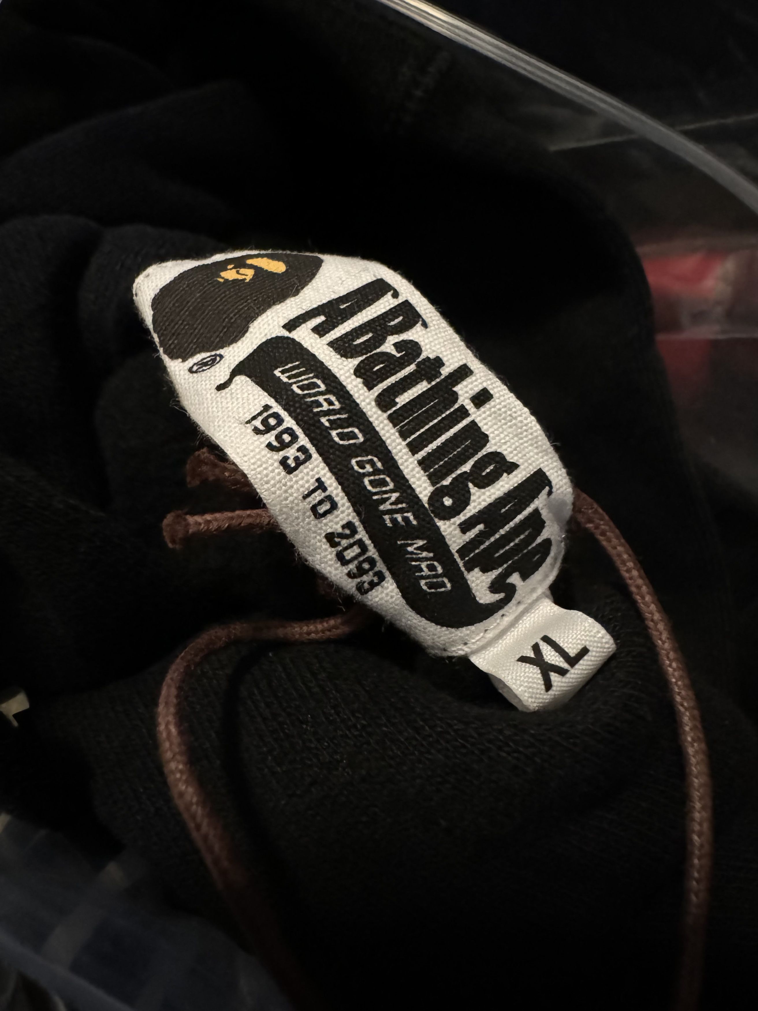 Bape One Point Pullover Hoodie “Black” Size US XL / EU 56 / 4 - 5 Thumbnail