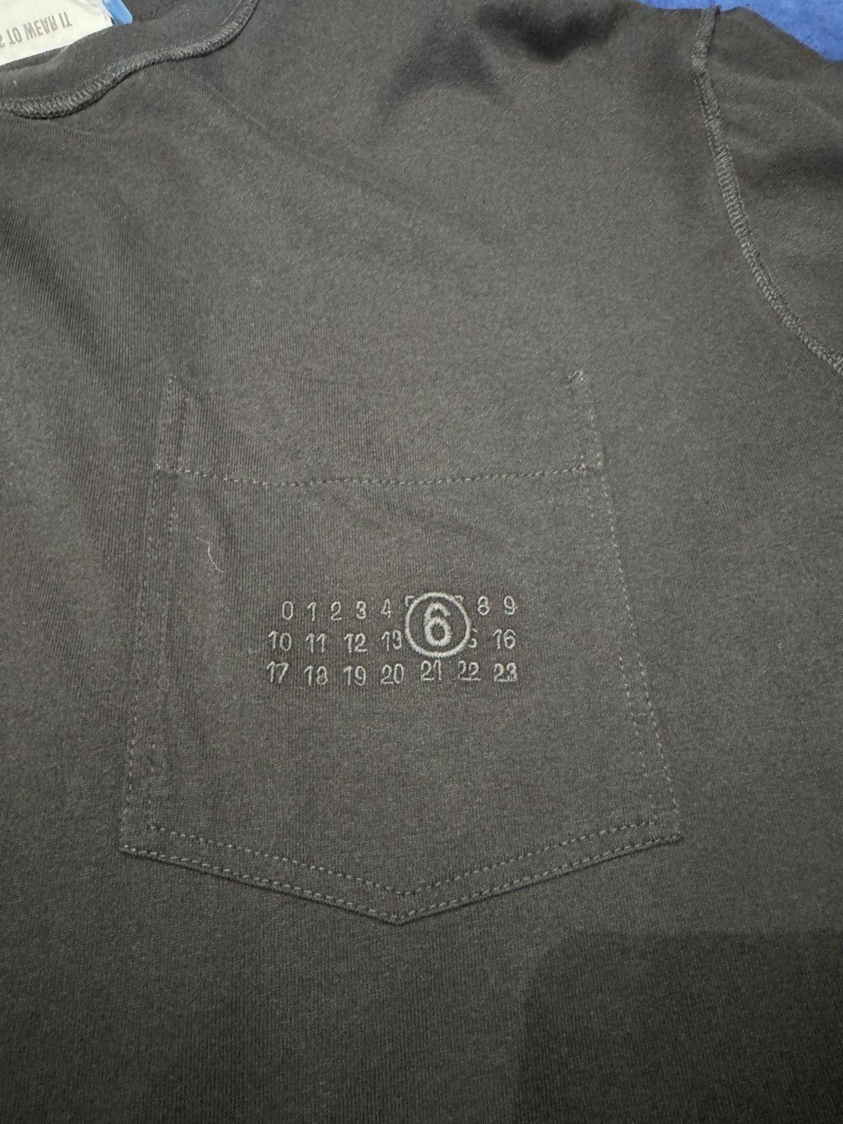 Maison Margiela NWT Pocket Logo Long Sleeve T-Shirt - Black, S Size US S / EU 44-46 / 1 - 10 Thumbnail