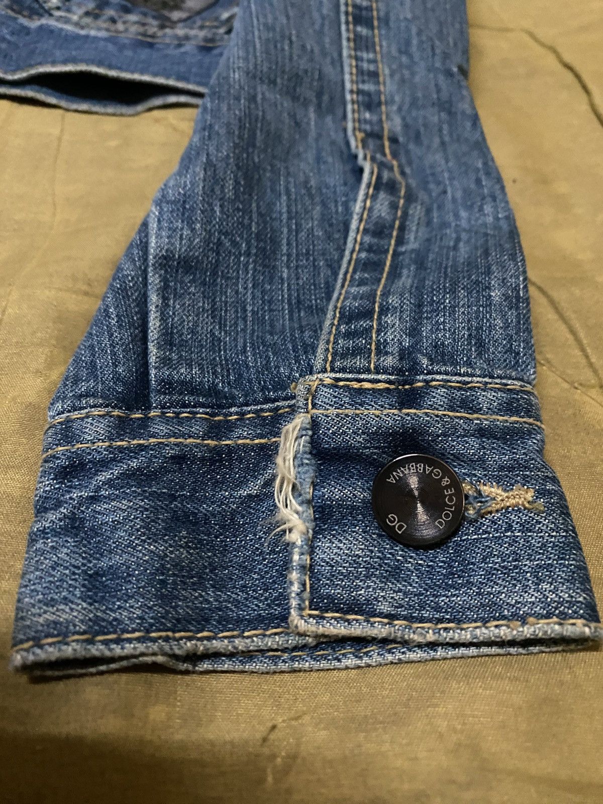 Dolce & Gabbana D&G Nicely Faded Type 3 Style Denim Jacket Size US M / EU 48-50 / 2 - 9 Thumbnail