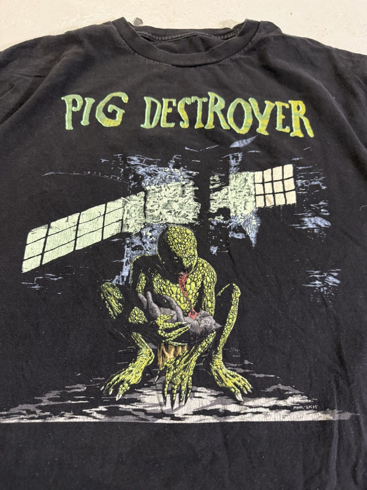 Vintage Vintage 2000s Pig Destroyer Band Tshirt Size US XL / EU 56 / 4 - 2 Thumbnail