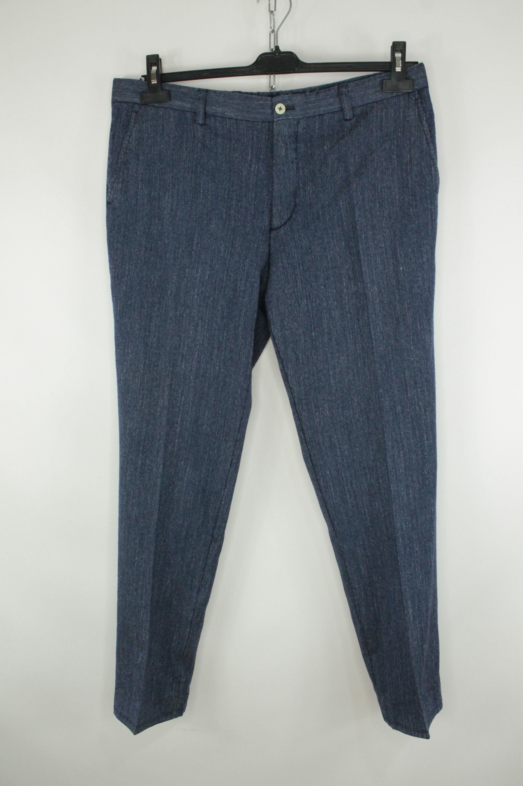Etro Etro Tailored Wool Silk Linen Slim Fit Trousers Pants Size US 38 / EU 54 - 1 Thumbnail