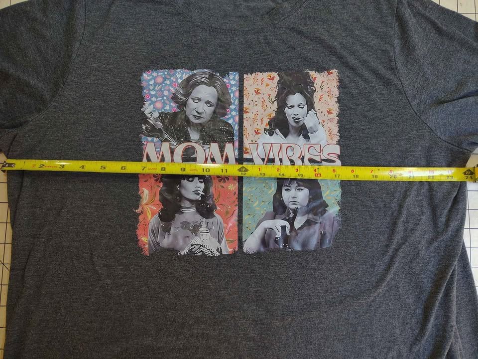 Other Women's Dark Gray Mom Vibes Graphic Tee 3XL Size 3XL / US 20-22 - 6 Thumbnail
