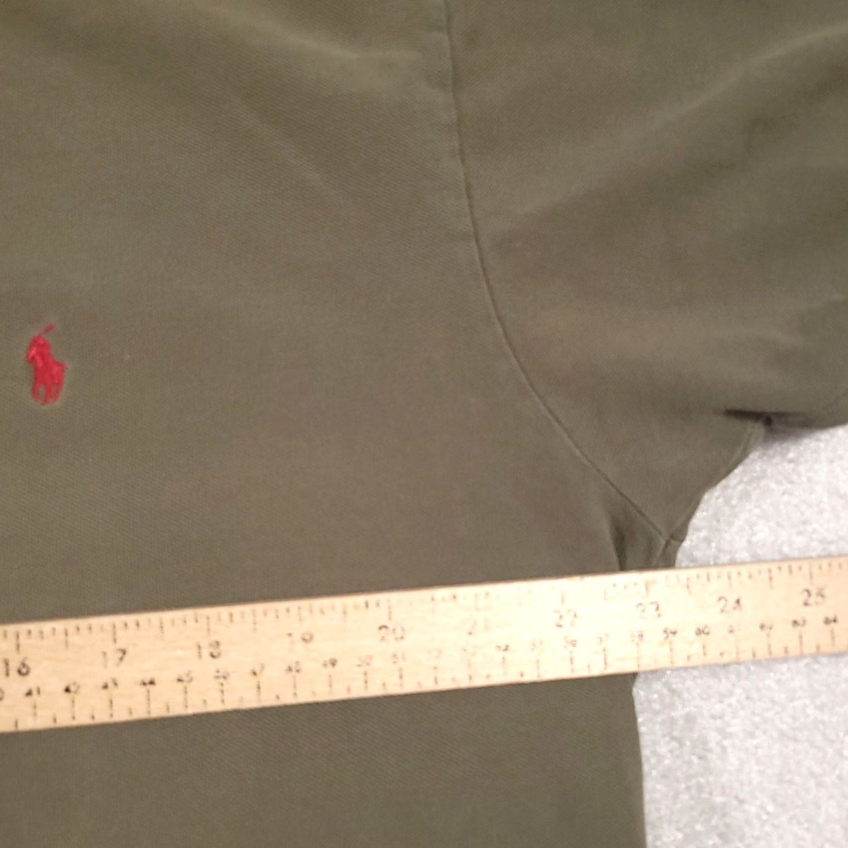 Ralph Lauren Ralph Lauren Polo Shirt Mens XL Pony Red Logo Rugby Preppy Golf Brown Grunge Size US XL / EU 56 / 4 - 4 Thumbnail