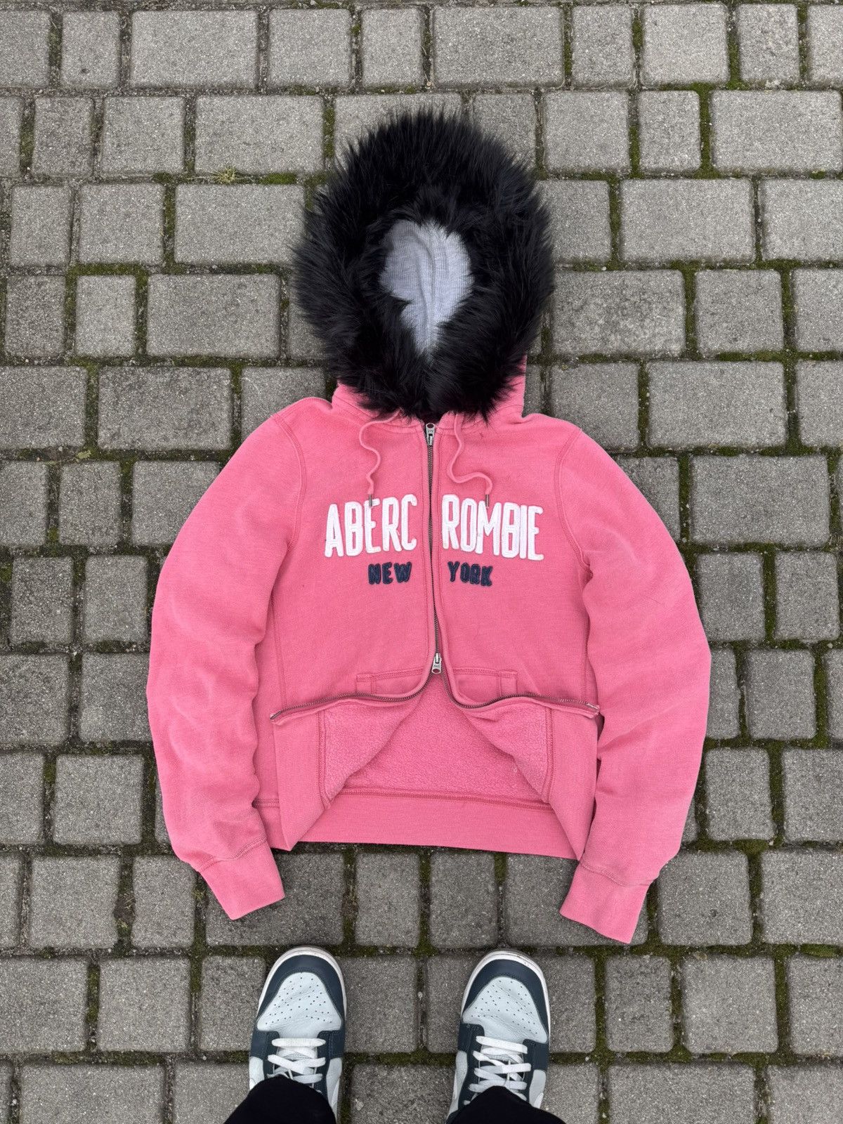 Abercrombie & Fitch Abercrombie & Fitch fur Zip Hoodie if six was nine Style Size L / US 10 / IT 46 - 3 Thumbnail