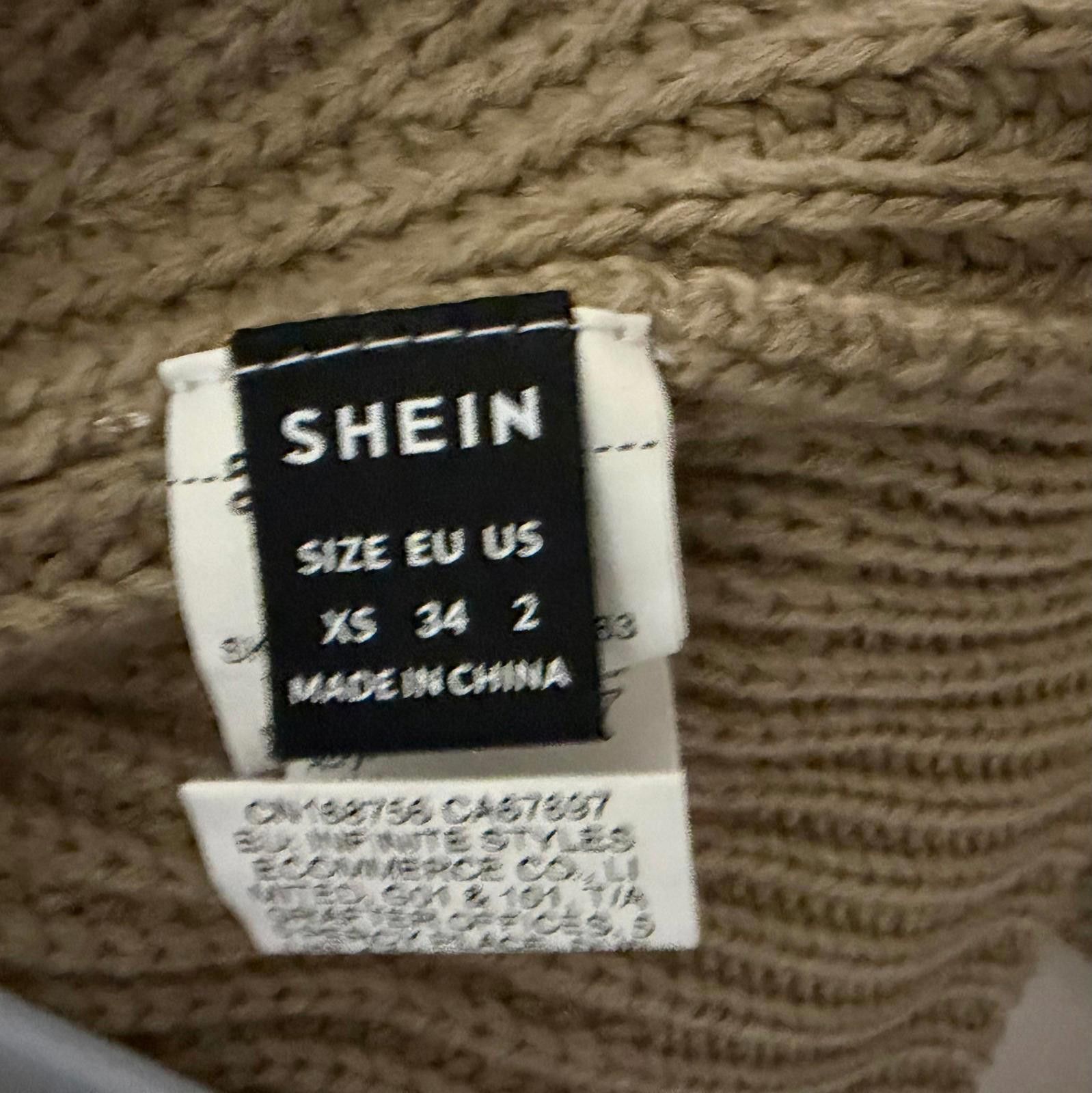 Other Chunky Knit Shrug Sweater in Tan (X-SMALL) Size XS / US 0-2 / IT 36-38 - 4 Thumbnail