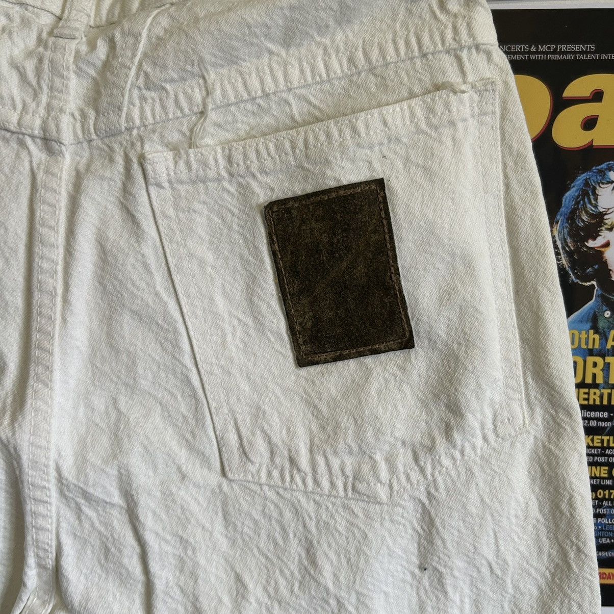 Edwin Vintage Edwin Rare Design White Denim Size US 29 - 10 Thumbnail