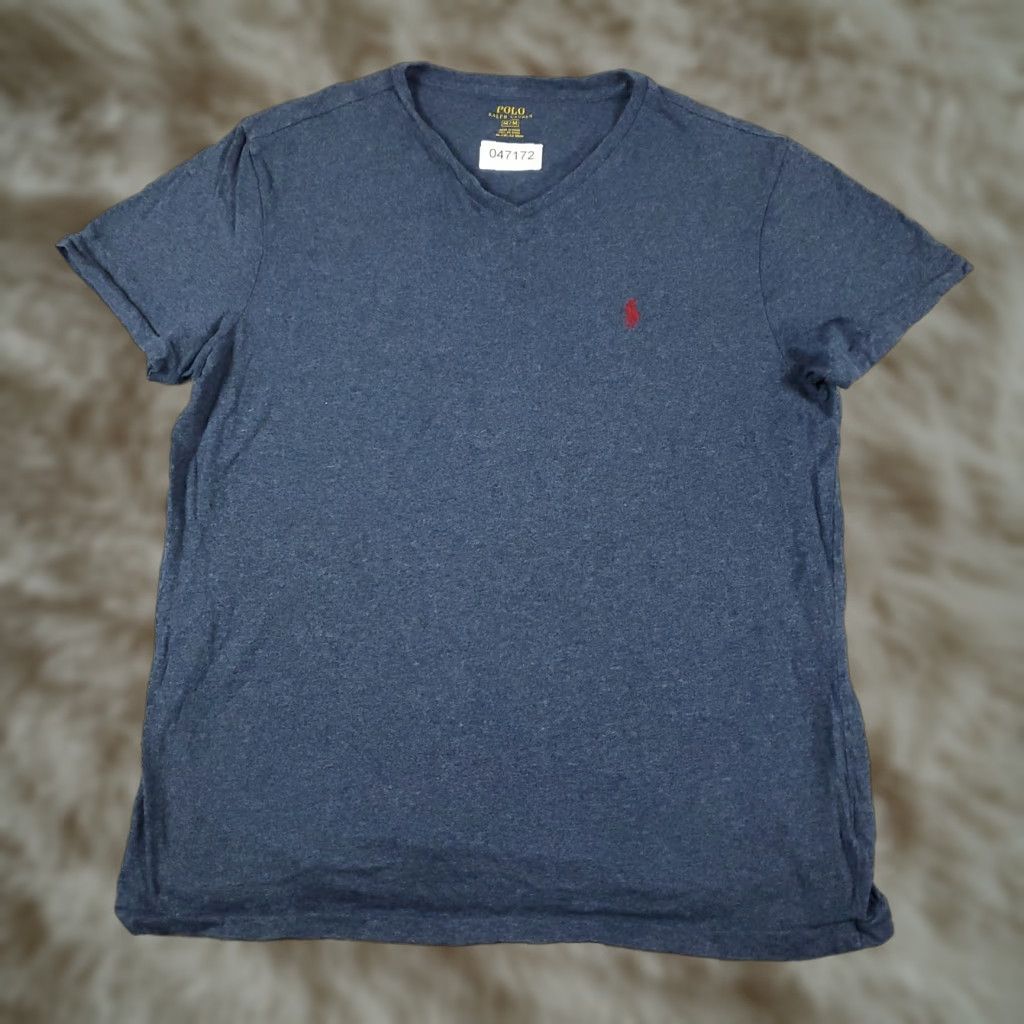 Ralph Lauren Polo Ralph Lauren T Shirt Mens Medium Blue Pony Logo Short Sleeve Crew Neck Cotton Vintage No Size US M / EU 48-50 / 2 - 1 Thumbnail