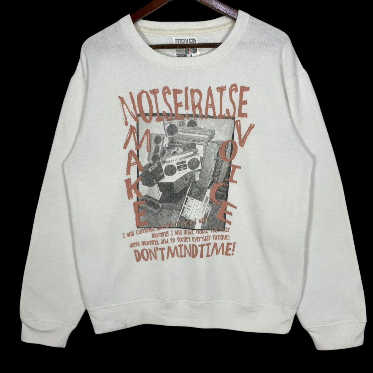 Other Vintage Japanese Streetwear Sweatshirt Noise Raise Movem Size US M / EU 48-50 / 2 - 1 Thumbnail
