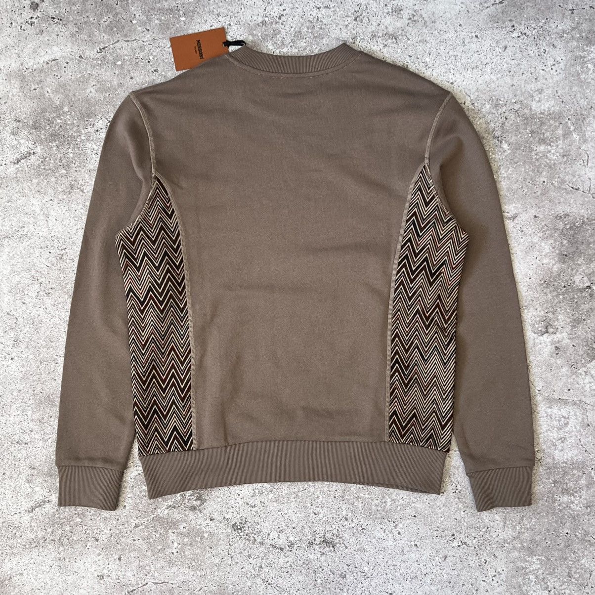 Missoni NEW Missoni Milano Zigzag Panel Crewneck Sweatshirt Size US M / EU 48-50 / 2 - 9 Thumbnail