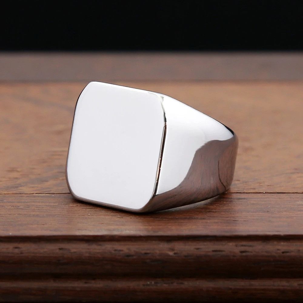 Jewelry Fashion Polished Stainless-Steel Ring Size ONE SIZE - 3 Thumbnail