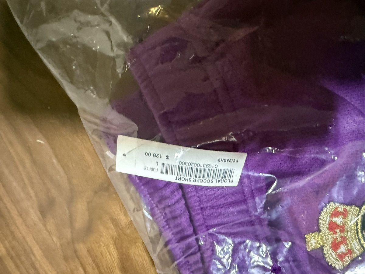 Supreme Supreme Floral Soccer Shorts Purple FW25 Pockets Size Large Size US 34 / EU 50 - 6 Thumbnail
