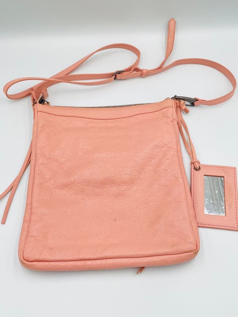 Balenciaga Balenciaga Le City Vertical Crossbody Pink Lambskin Size ONE SIZE - 3 Thumbnail