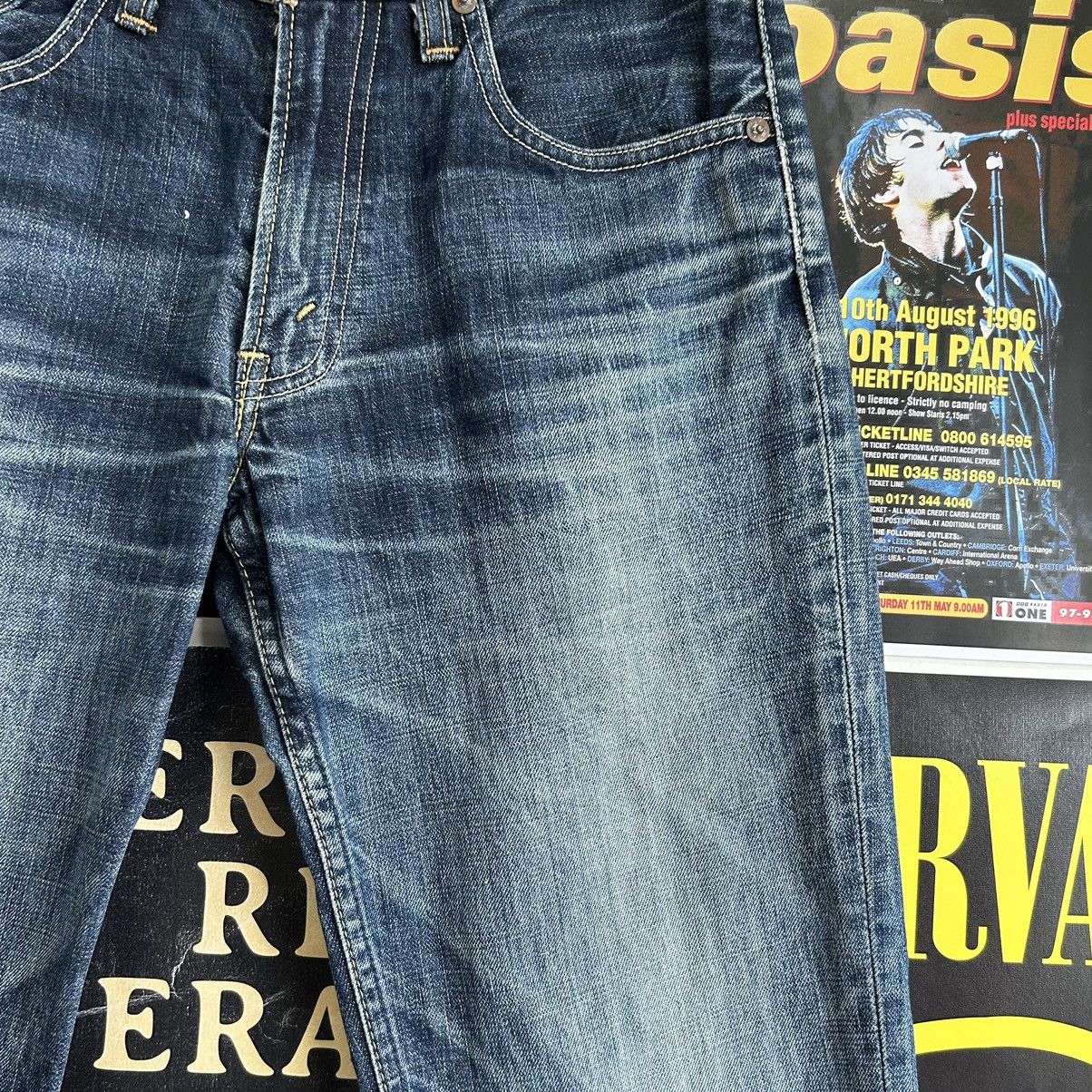 Levi's Vintage Levi’s 502 Y2K Japanese Distressed Denim Size US 30 / EU 46 - 6 Thumbnail