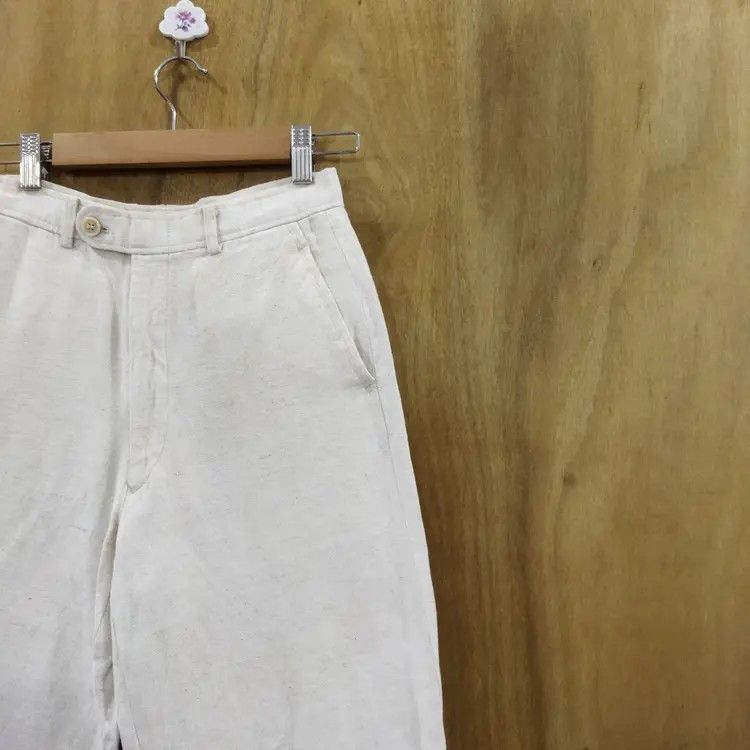 Japanese Brand ST.MARTINE DE JAZZ WHITE YELLOW CHINO PANTS Size US 26 / EU 42 - 5 Thumbnail