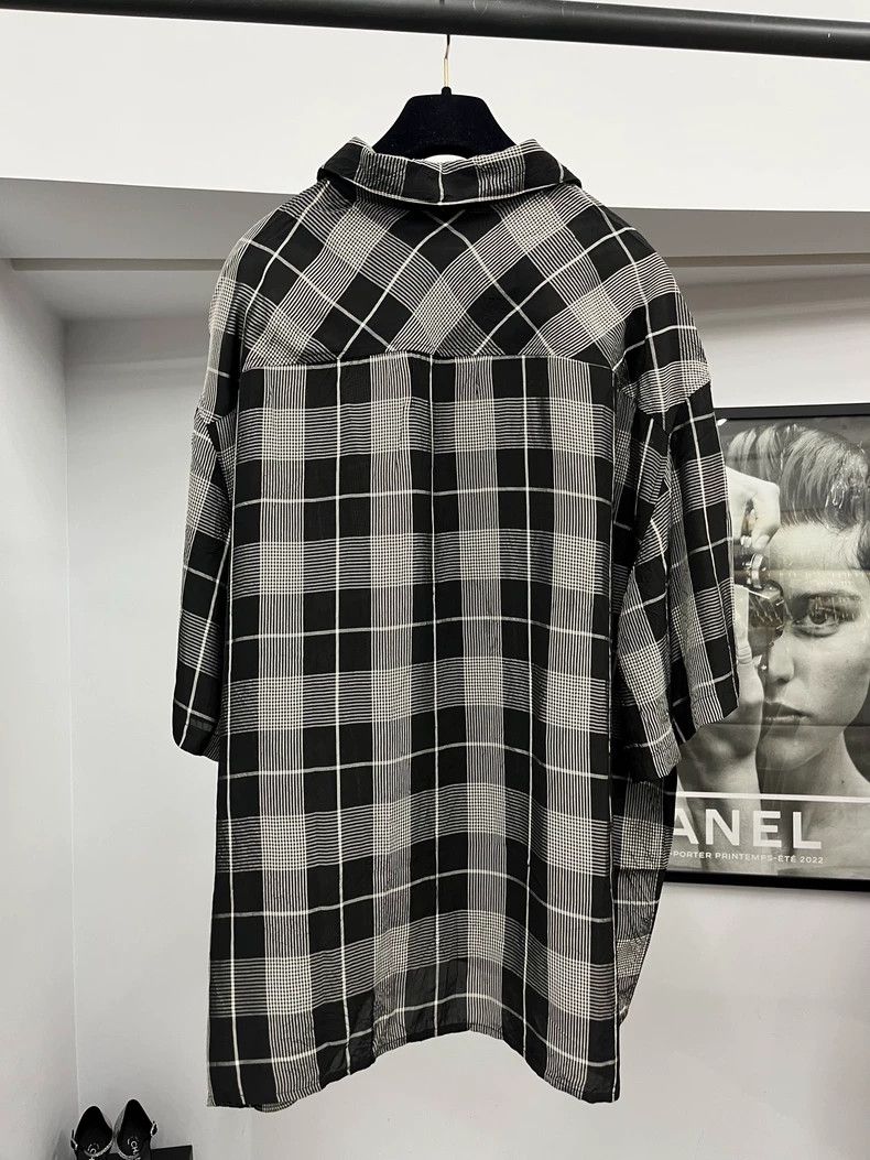 Loewe LOEWE Black and white checkered shirt Size M / US 6-8 / IT 42-44 - 3 Thumbnail