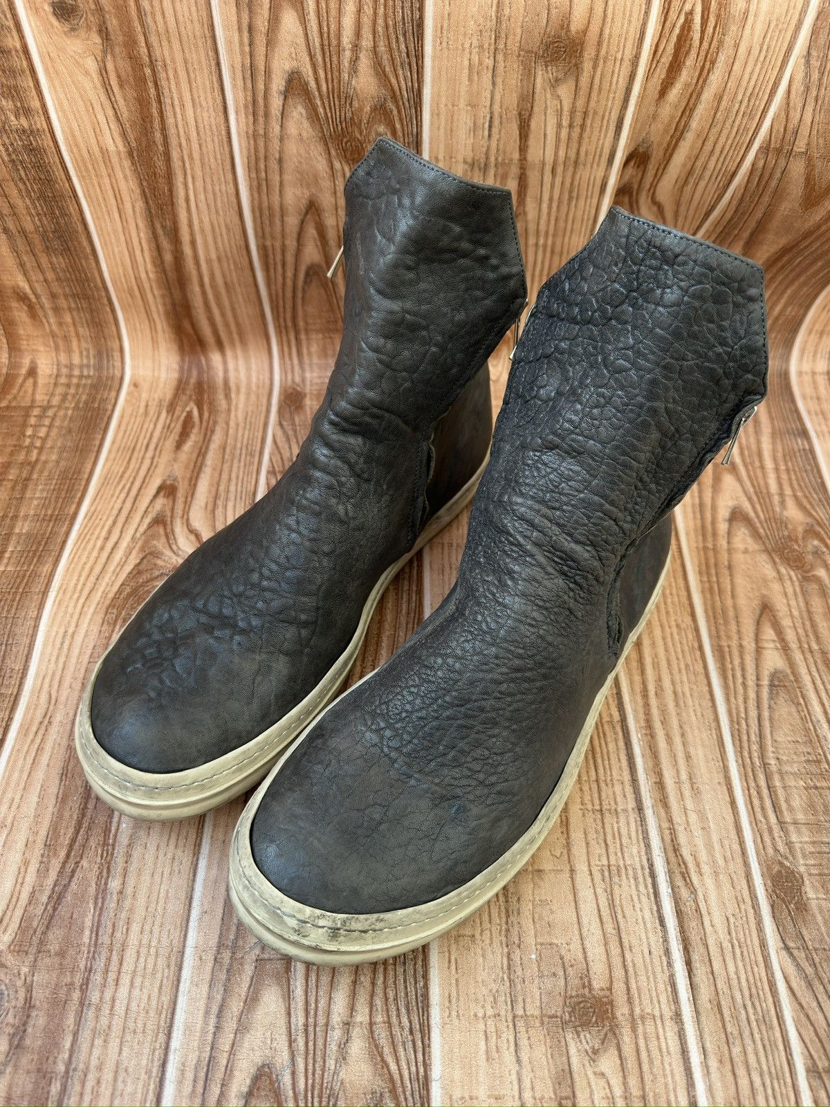 Officine Creative Officine Creative Double Zip up boots Like Rick Owens Size US 12 / EU 45 - 4 Thumbnail
